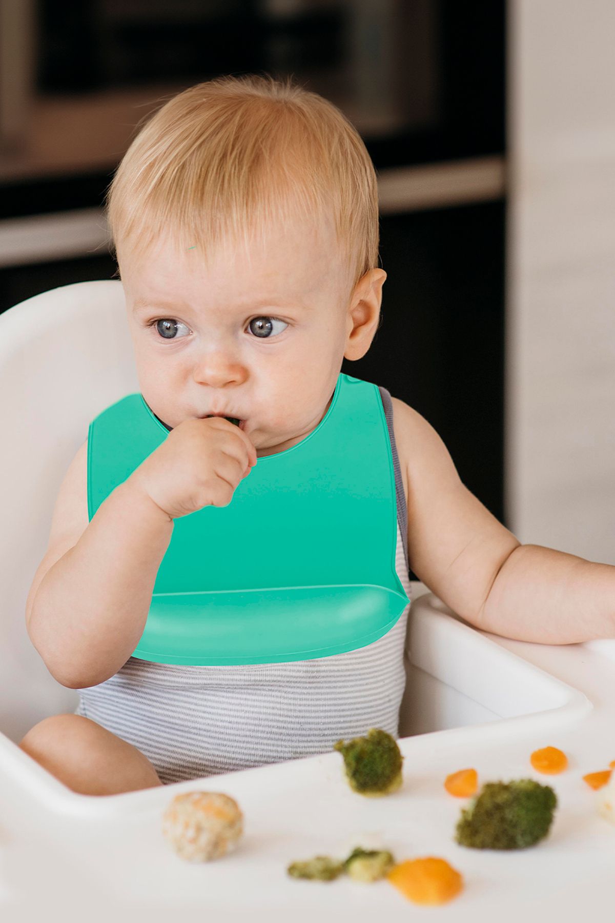 BabyCo Silikon Mama Önlüğü - Yeşil