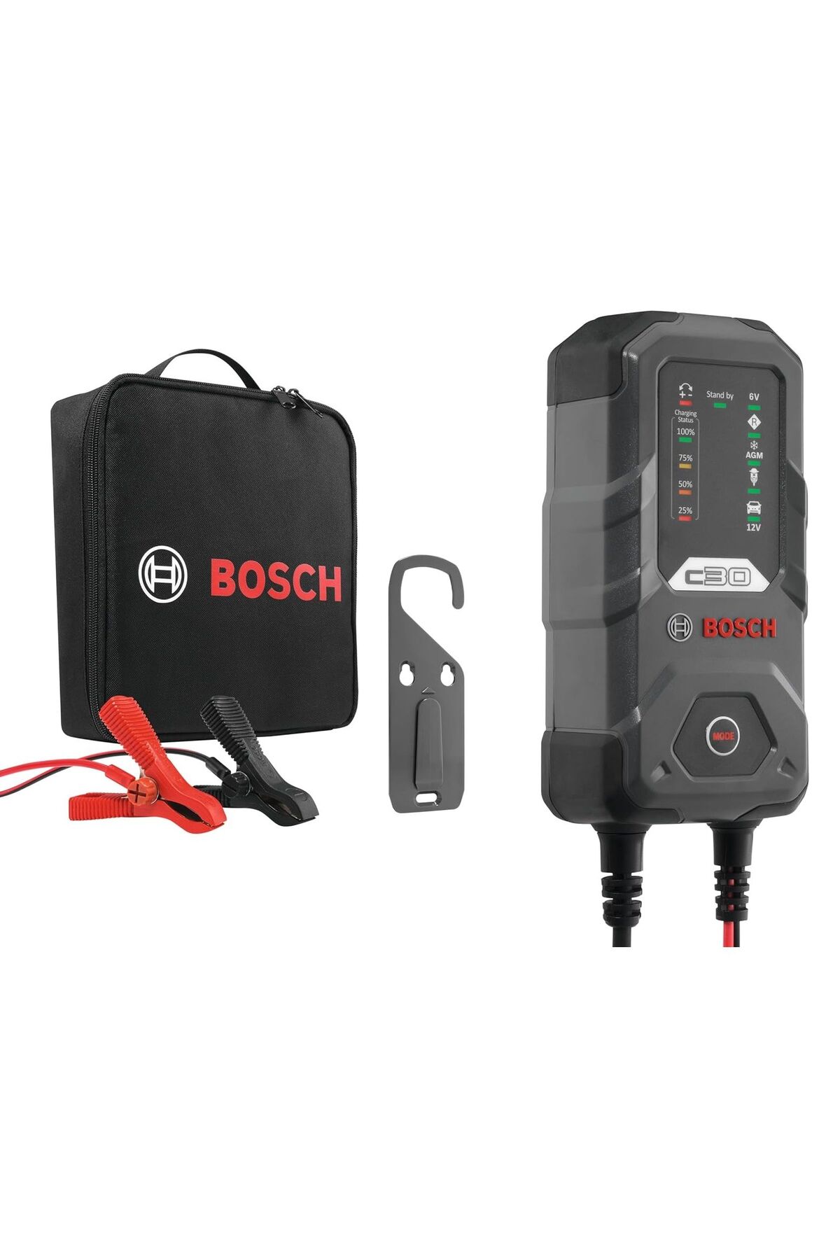 Bosch C30 (C3) 6/12V 3.8A Akü Şarj Cihazı