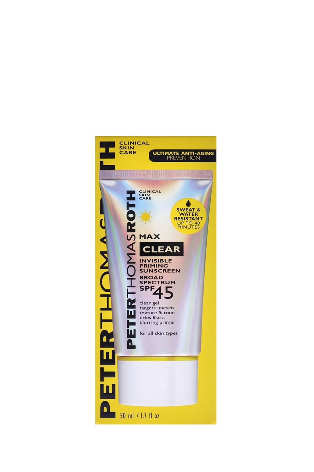 PETER THOMAS ROTH-Max Clear Invisible Priming Sunscreen Broad Spectrum Spf 45 50 ml 2
