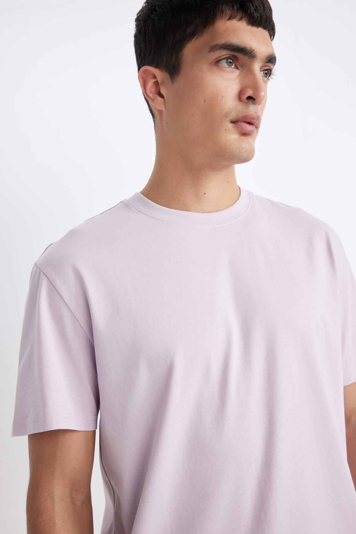 تی شرت مردانه دفاکتو | V7699AZ24SP Defacto - Image 4