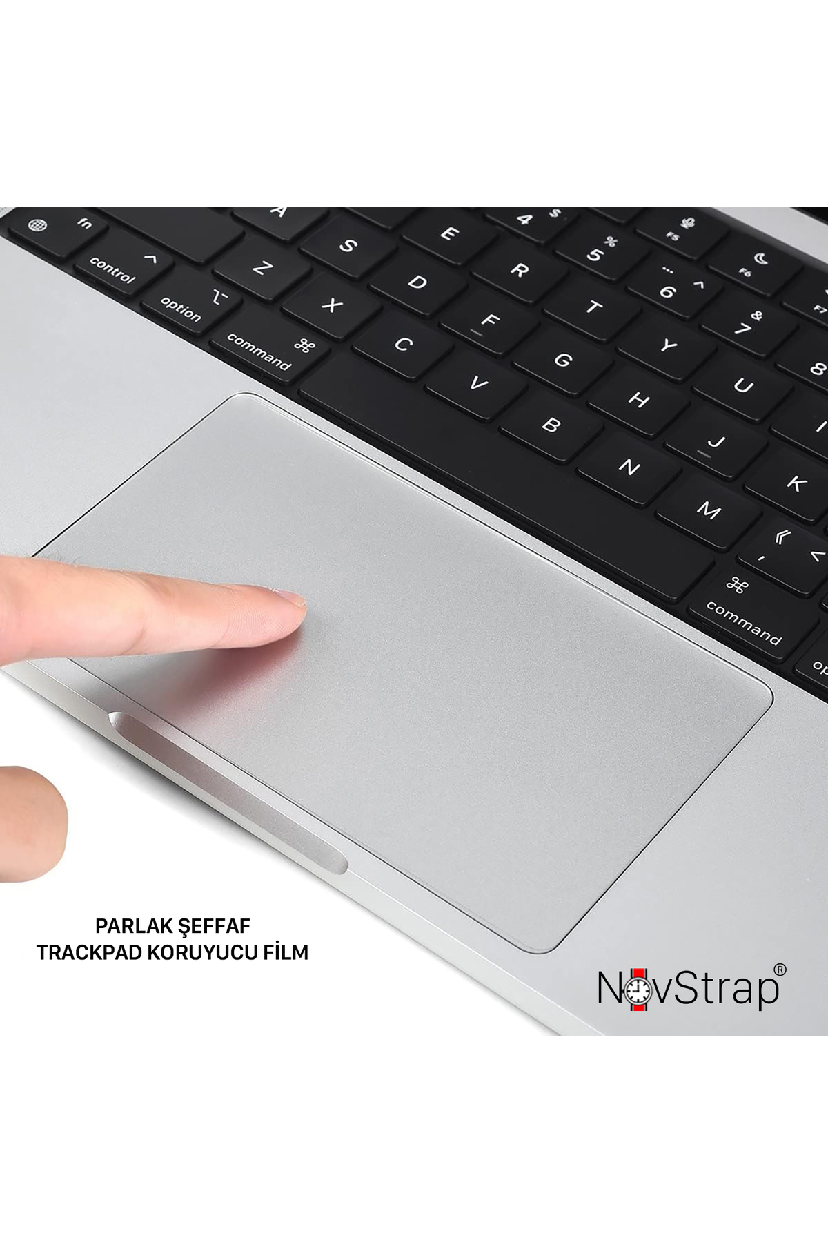 Apple Macbook Air M3 2024 13.6 Inç A3113 Ile Uyumlu Trackpad Koruyucu Film 3