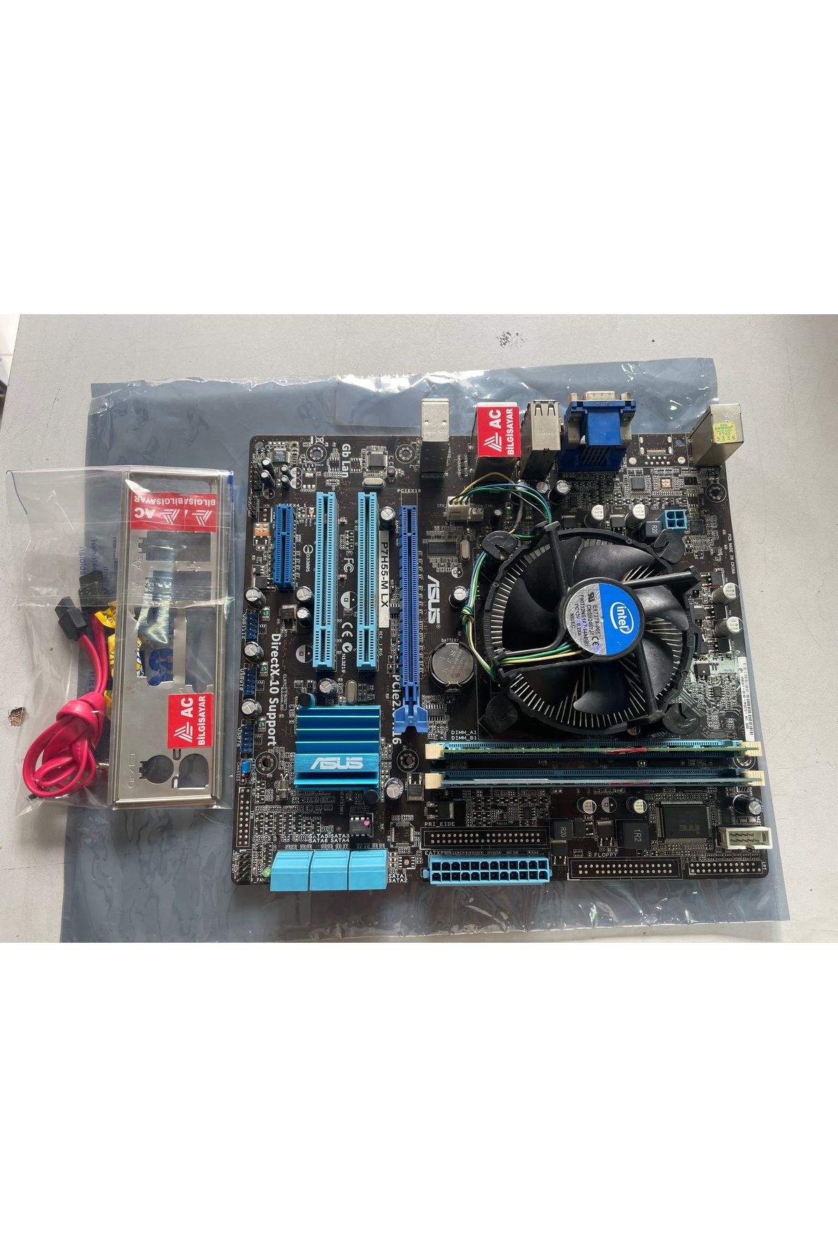 ASUS P7H55M LX Anakart Core TM i7 CPU 870 2.93GHz 8GB RAM FAN FULL SET Elektronik