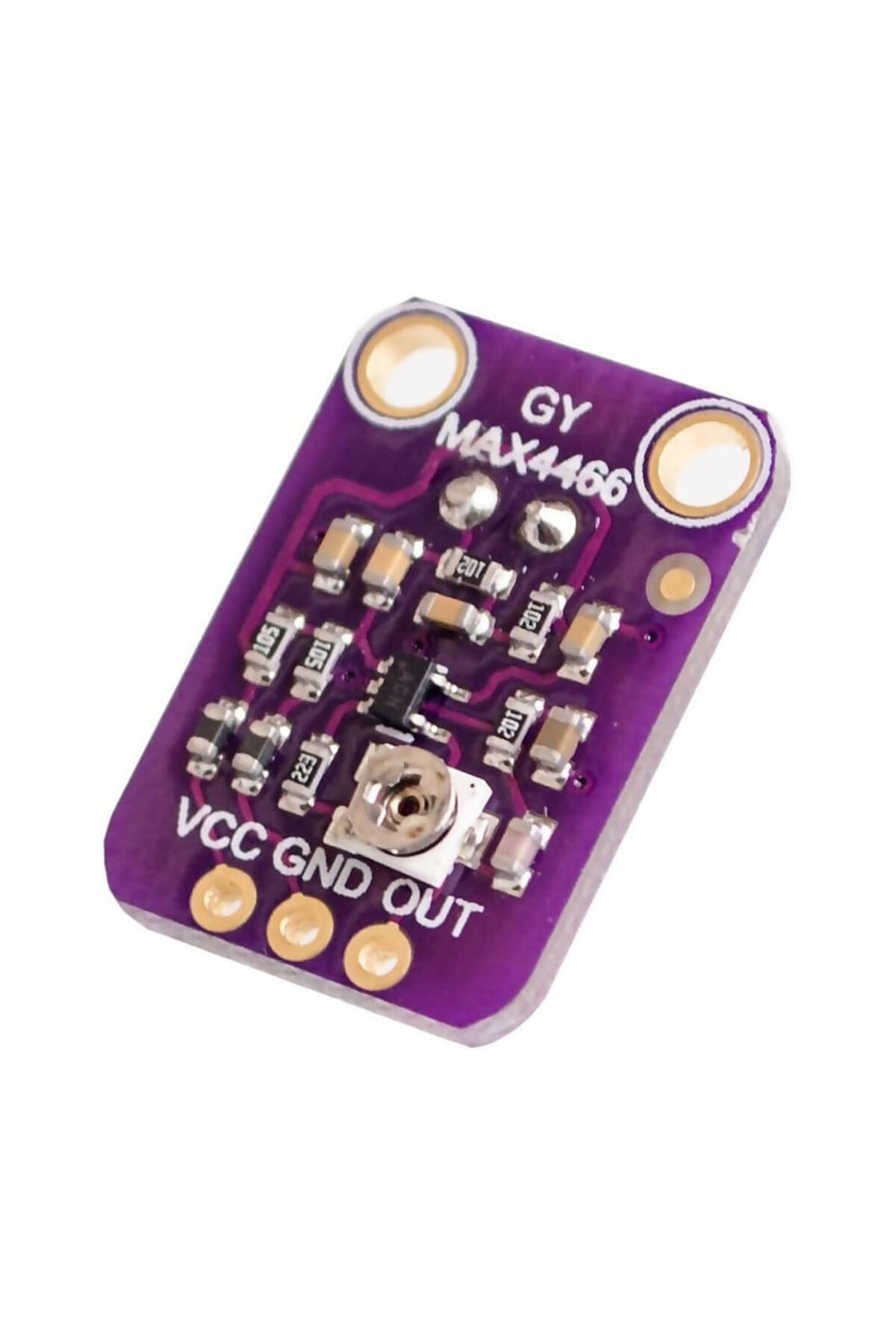 MAX4466 Amplikatörlü Analog Elektet Mikrofon Sensör Ayarlanabilir Kazanç Kontrol Ses Algılayıcı Mod 7
