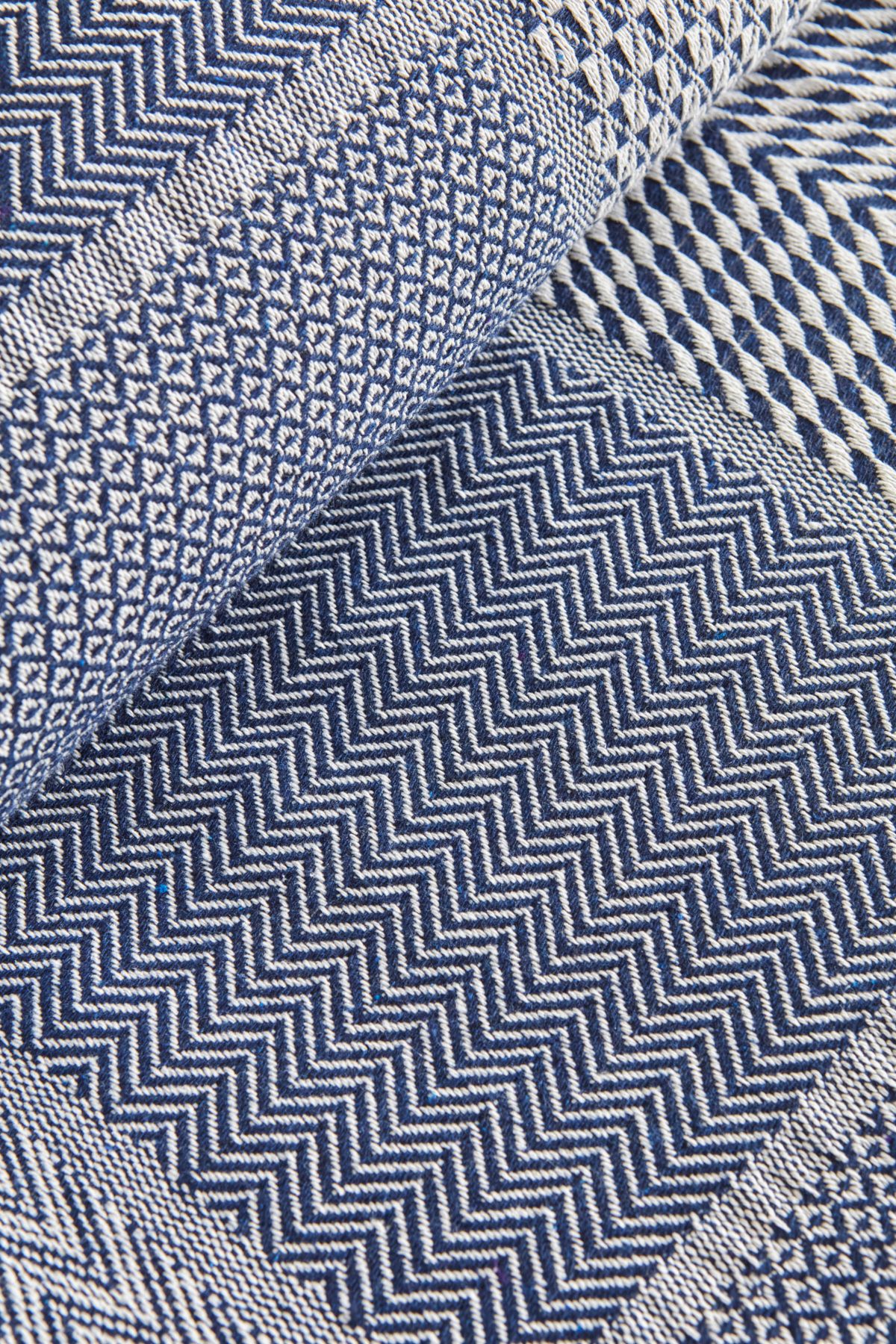 Karaca Home-Luna Double Pike Navy Blue 4