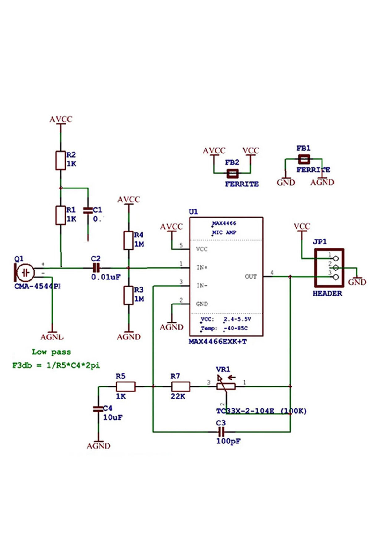 MAX4466 Amplikatörlü Analog Elektet Mikrofon Sensör Ayarlanabilir Kazanç Kontrol Ses Algılayıcı Mod 5