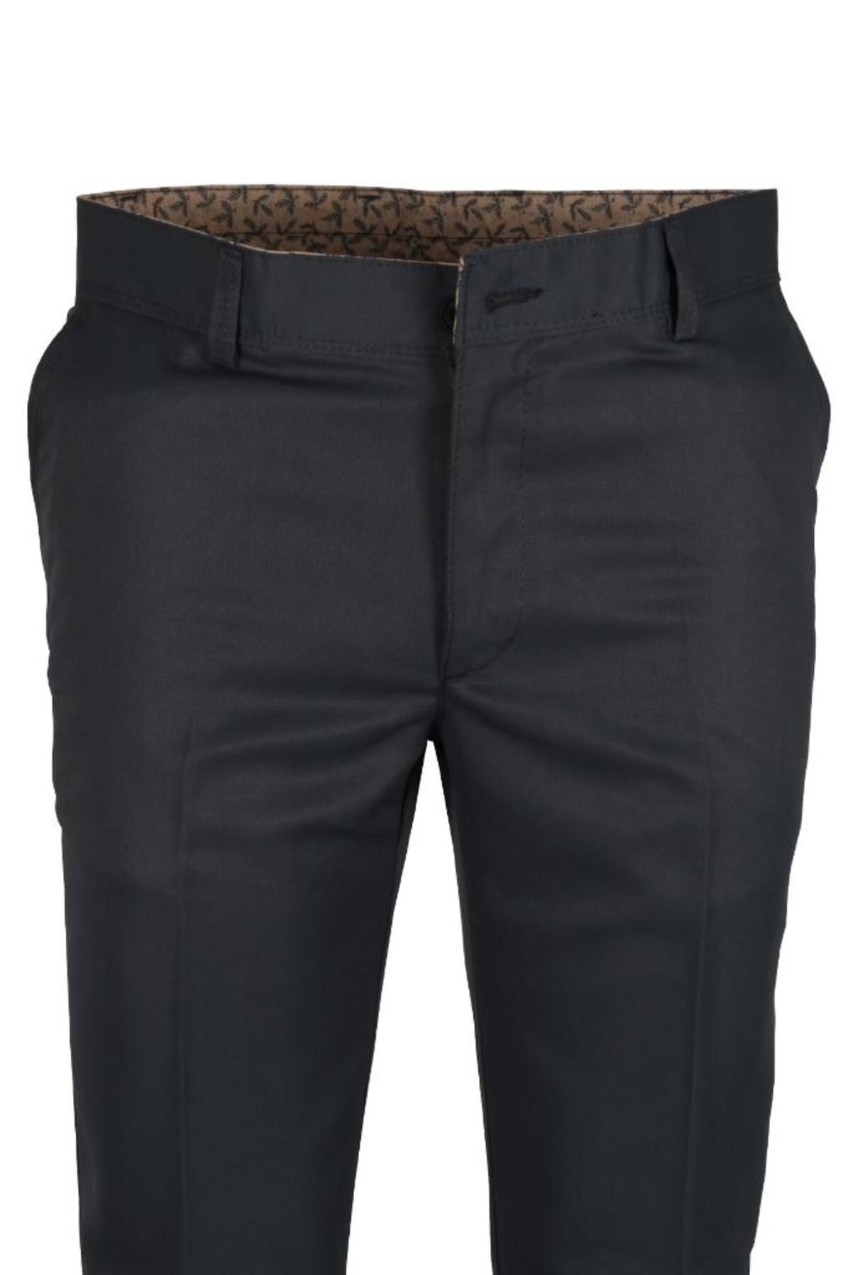 Modarar-Men's Linen Trousers Classic Regular Cut RAR01158 2
