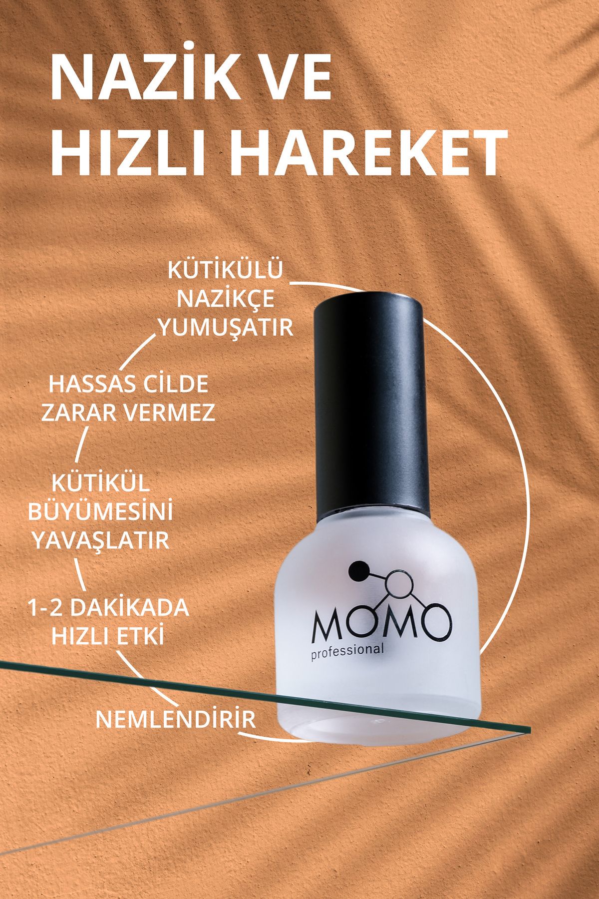 پاک کننده کوتیکول، پاک کننده کوتیکول، پاک کننده کوتیکول، 10 میلی لیتر MOMO professional