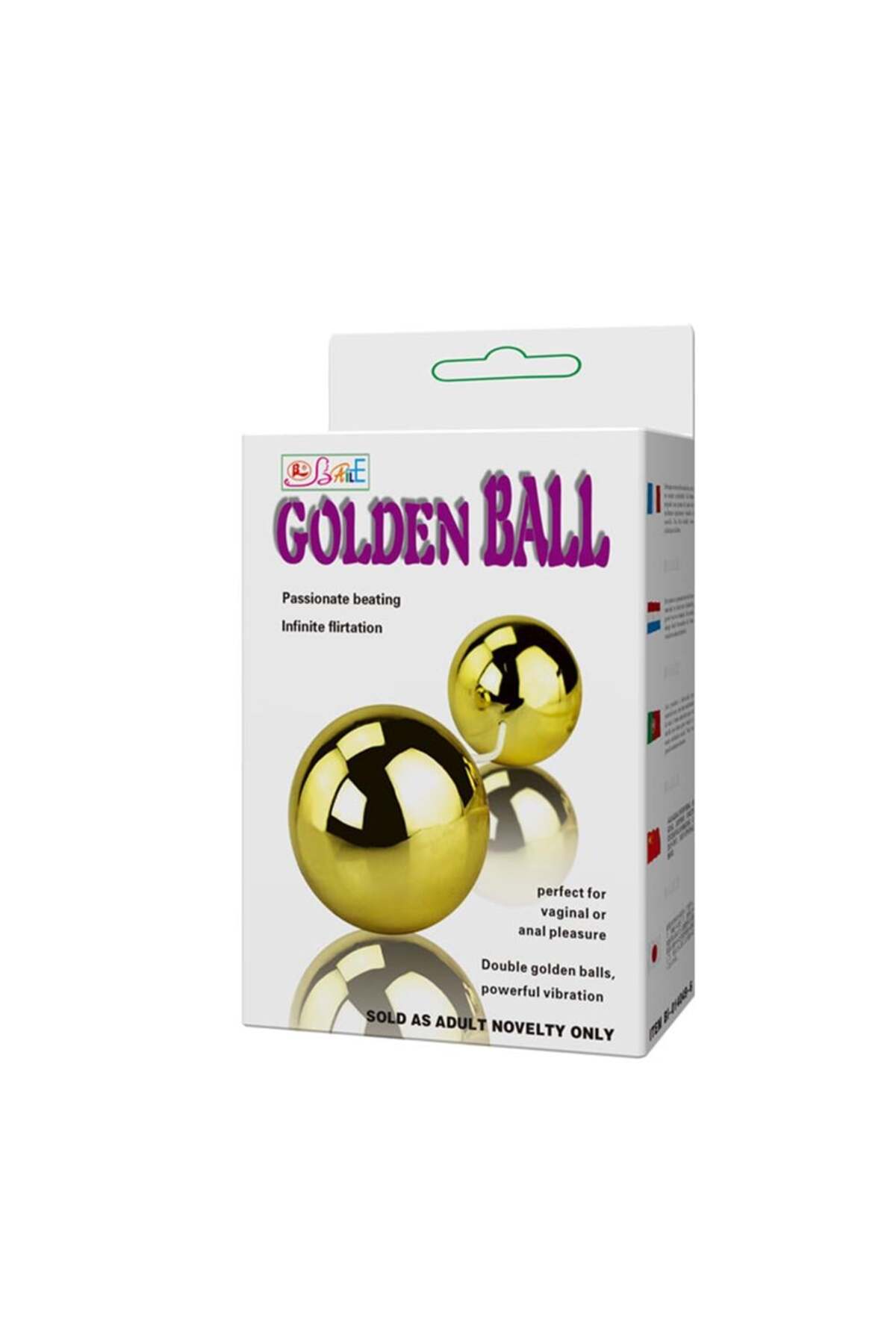 BL BALL Anal Vajinal Zevk Topu Titreşimli Orgazm Topu Vibratör 4