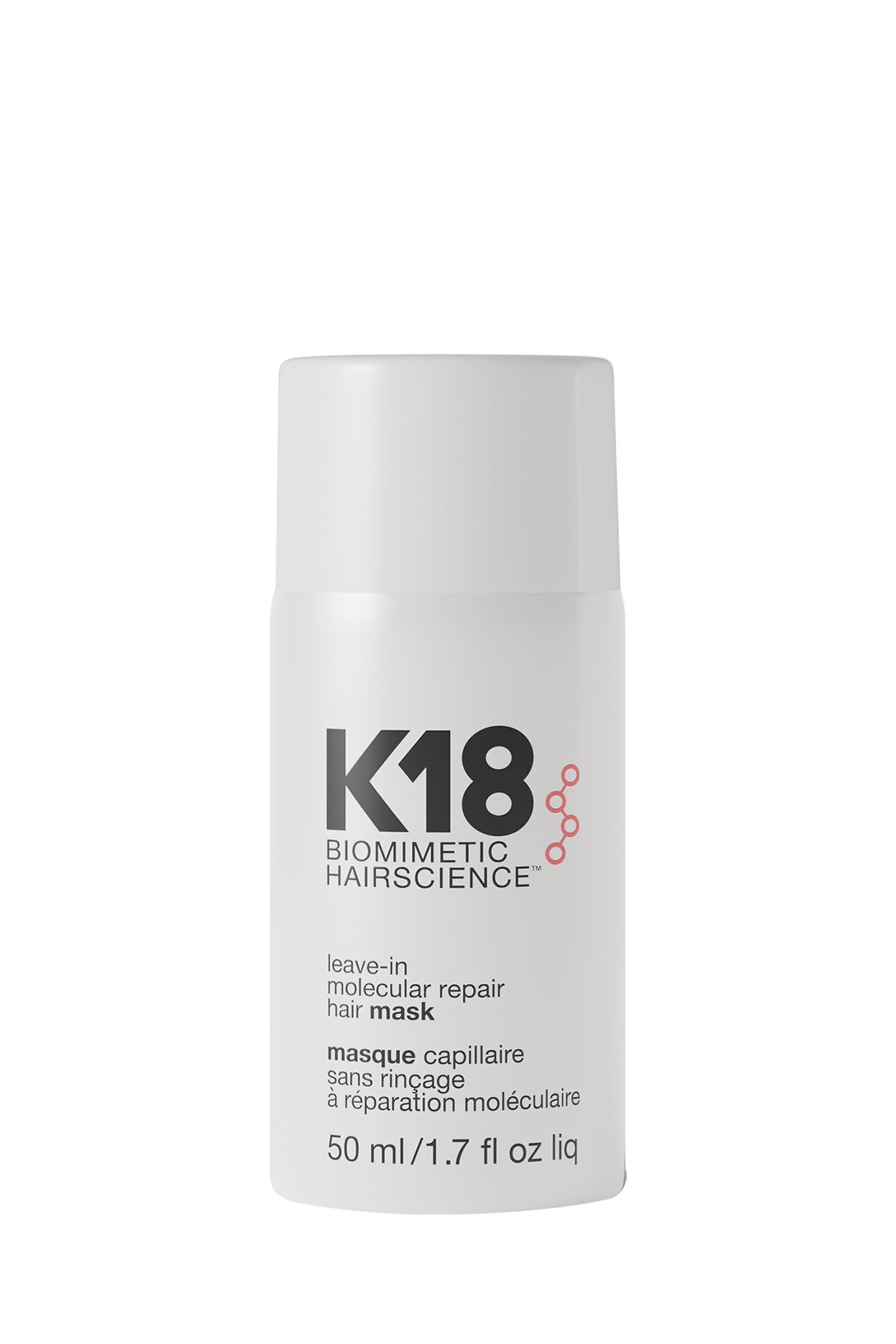 K18 ماسک مو ترمیم کننده مولکولی K18 ترمیم موها در 4 دقیقه 50 میل