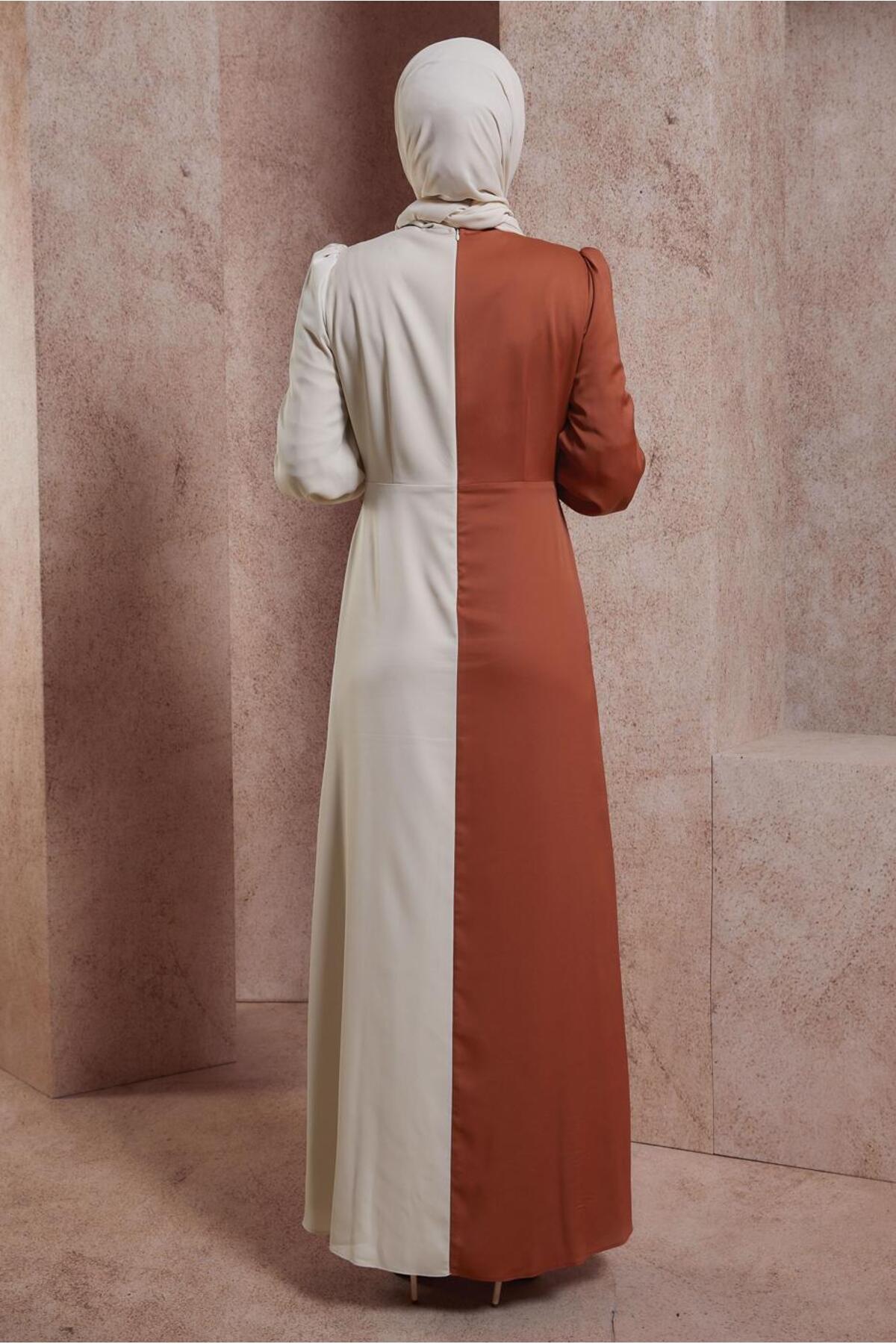 مانتو ابایا زنانه آلوینا | 24YABL0050401 Alvina - Image 3