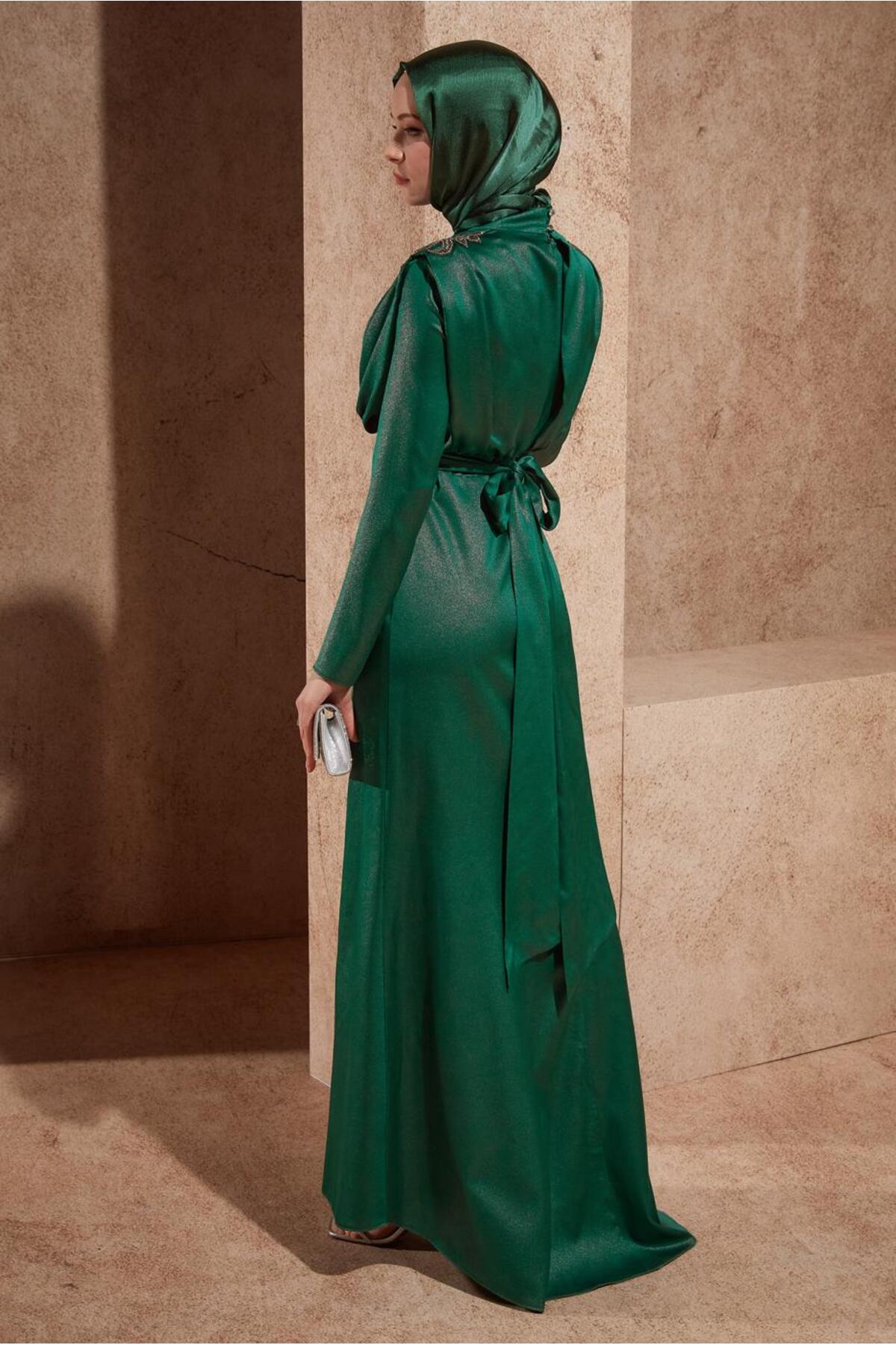 مانتو ابایا زنانه آلوینا | 24YABL0050330 Alvina - Image 3