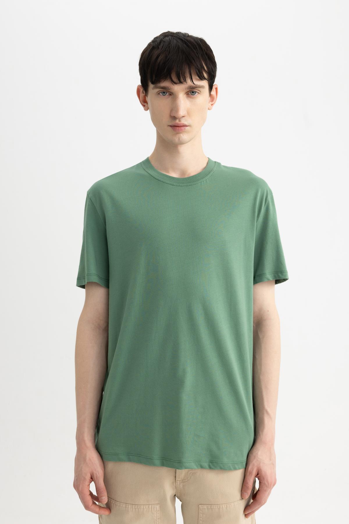 تی شرت مردانه دفاکتو | V7699AZ24SP Defacto - Image 5