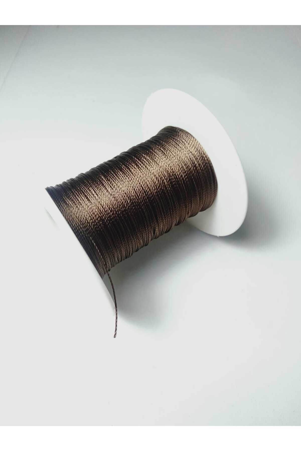 0.5 Mm 25 Metre Tesbih İpi Kahverengi Renk