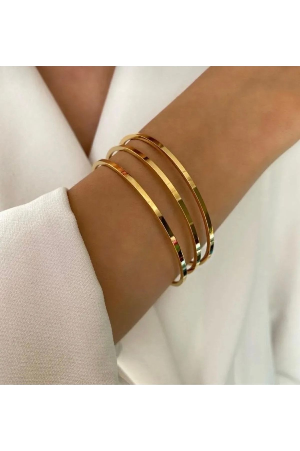 Galaxy-Ajda 3-Piece Steel Bracelet 3