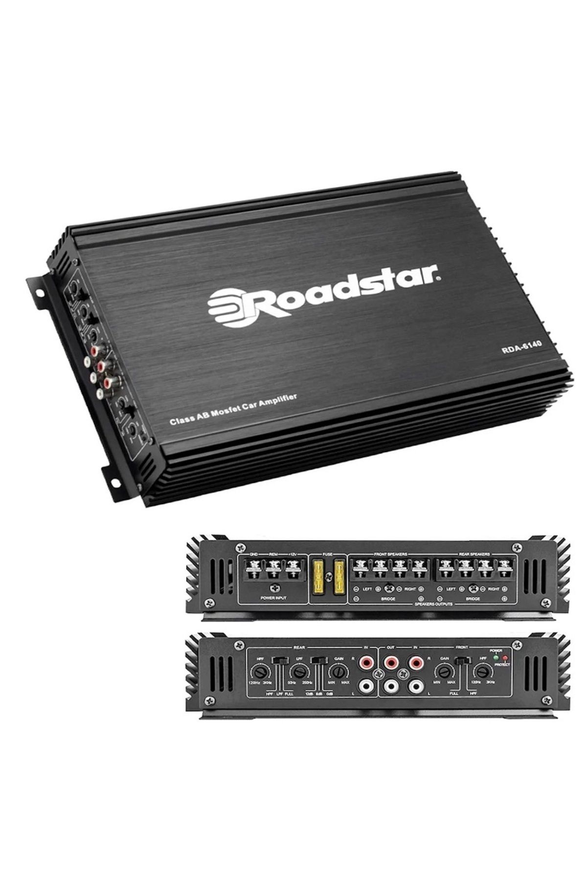 Roadstar-4x60 Rms 4 Channel Amplifier - Headphone is Gifted 1