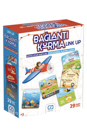 CA Games Bağlantı Kurma 29 Kartlı Türkçe ve İngilizce Destekli Eğitici Çocuk ...