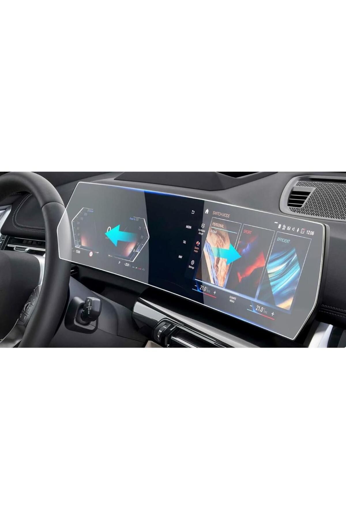 Engo-BMW iX1 Matte Screen Protector Clear Full Coverage One Piece 4