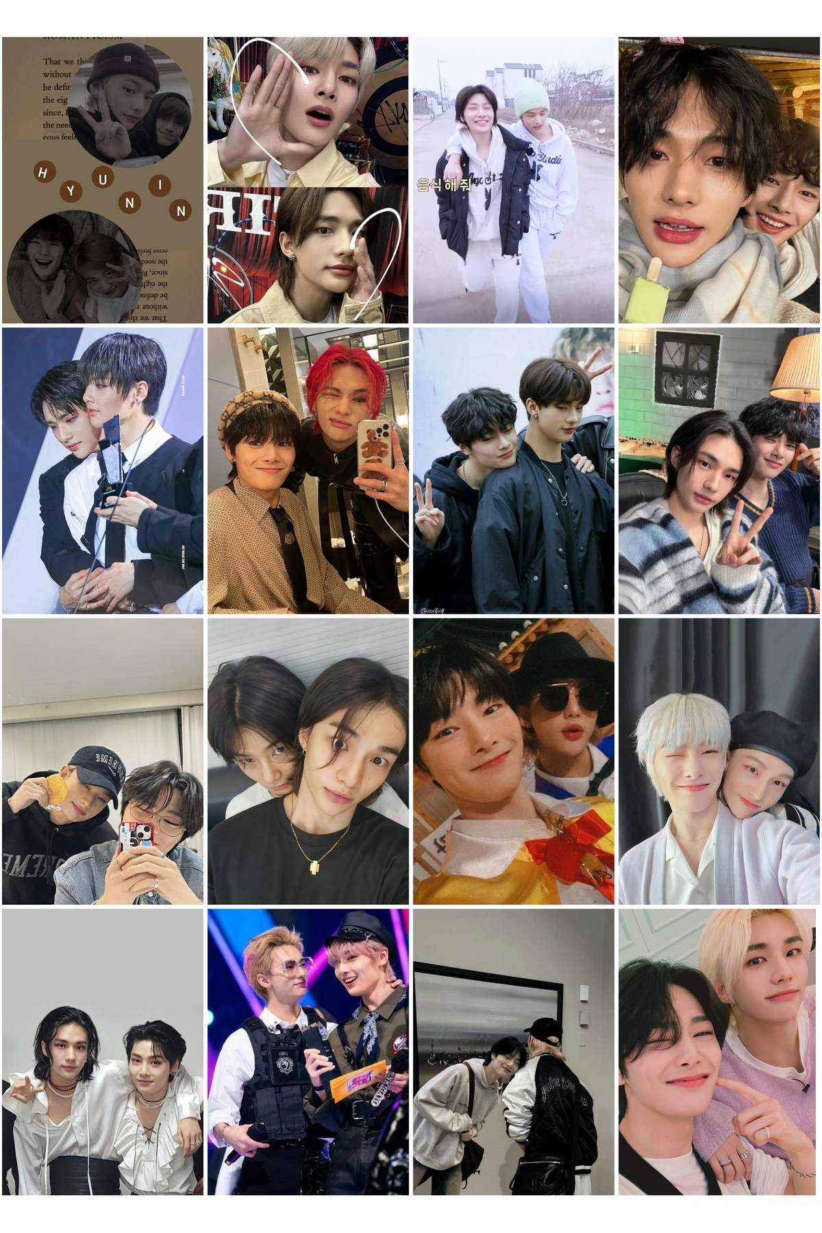 owl bag Kpop - HYUNİN  Tasarım 16' L Fotokart Seti