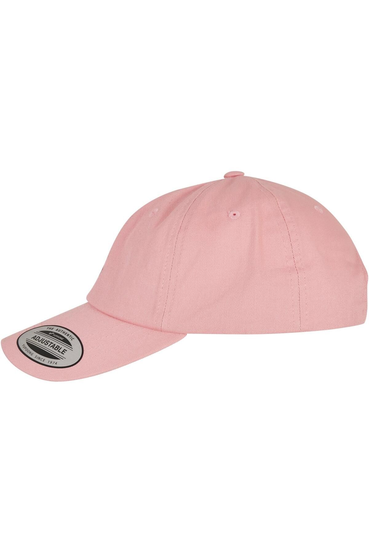 Mister Tee-Low-Profile-Mütze mit rosa Buchstabenmuster 5
