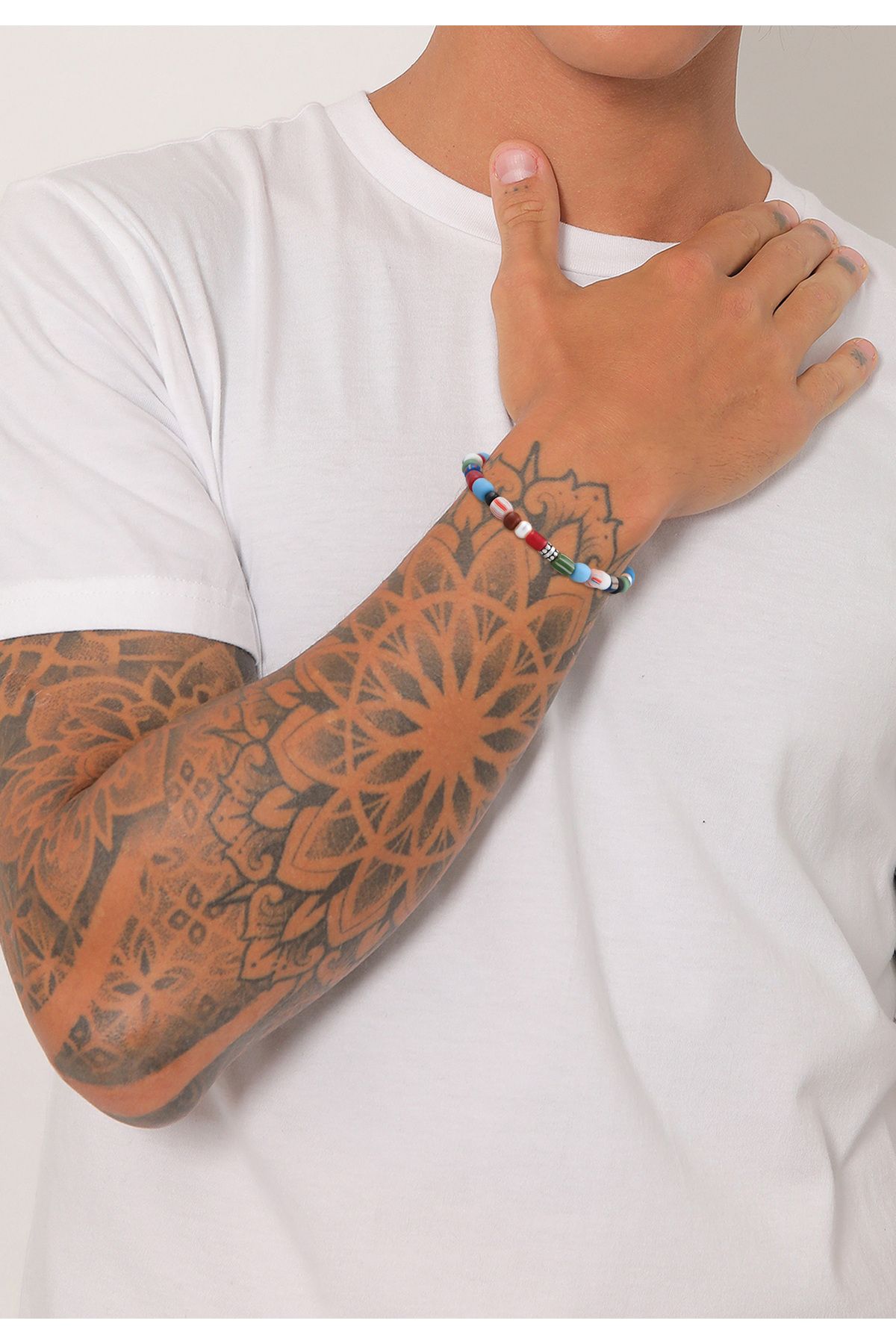 KUZZOI-Armband aus 925er Silber – Bunt mit Glasperlen und Sußenwasserperlen 4