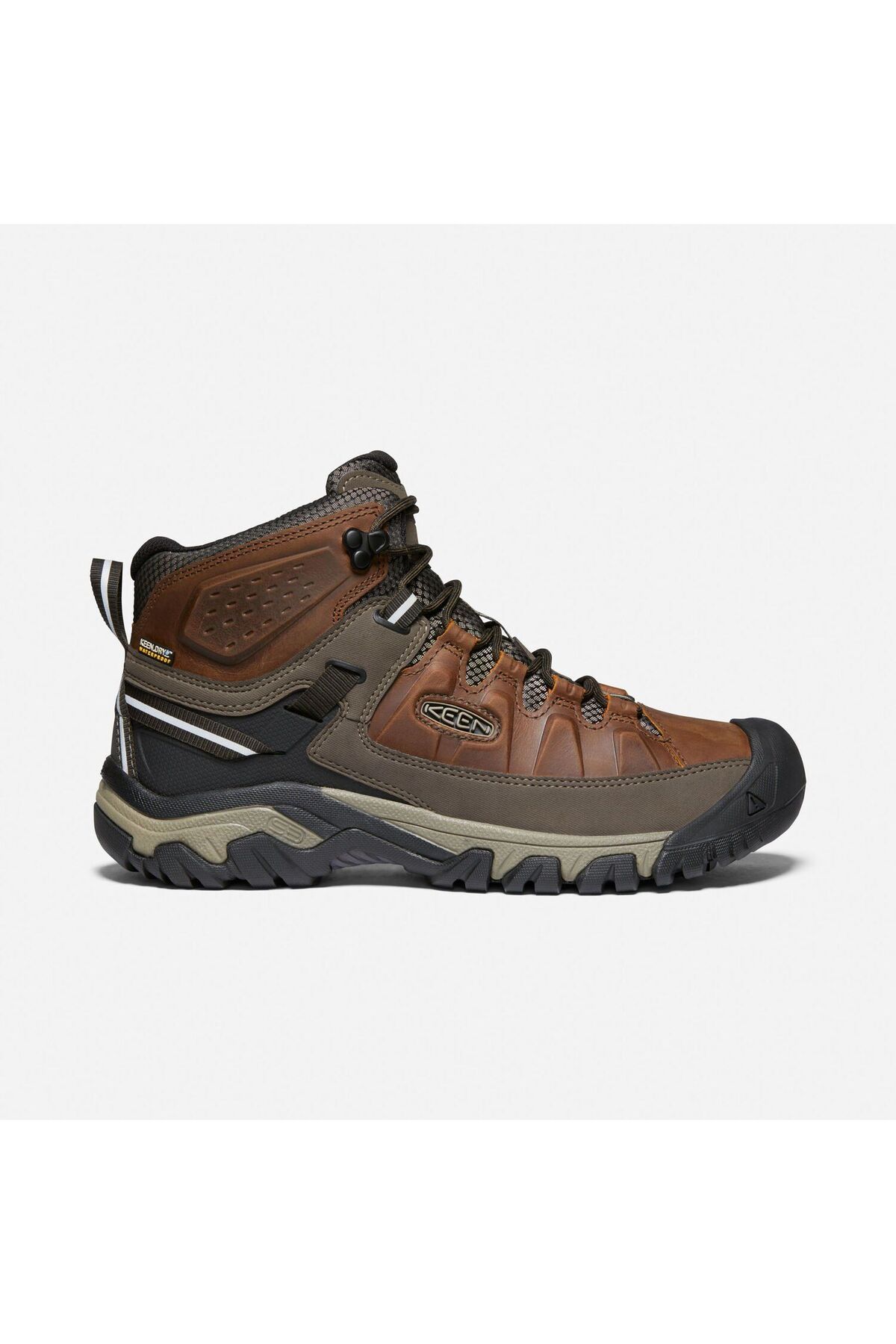 Keen چکمه مردانه ضد آب Targhee III Mid KeenDryGtx Black Chestnut/Mulch 1023030