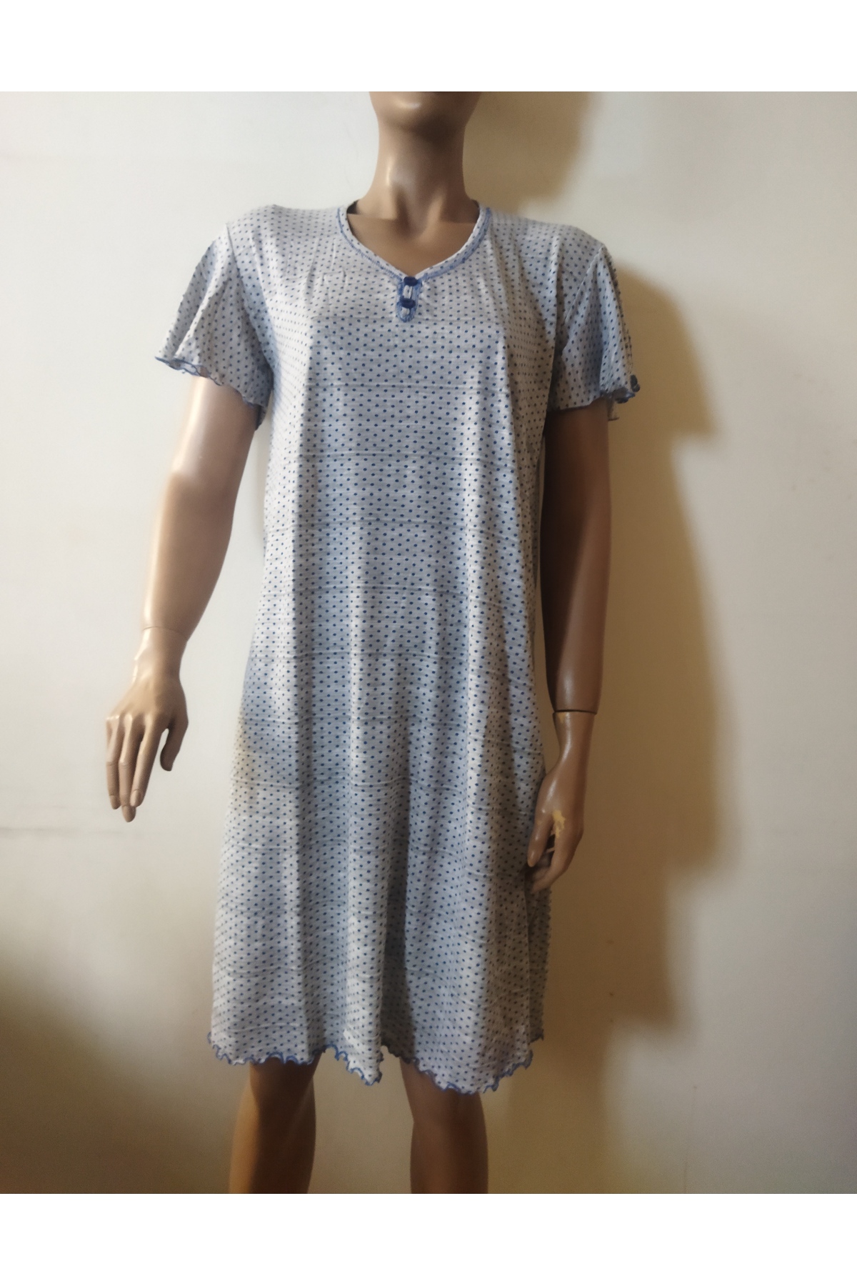 Flamingo Baskılı Gecelik-Elbise