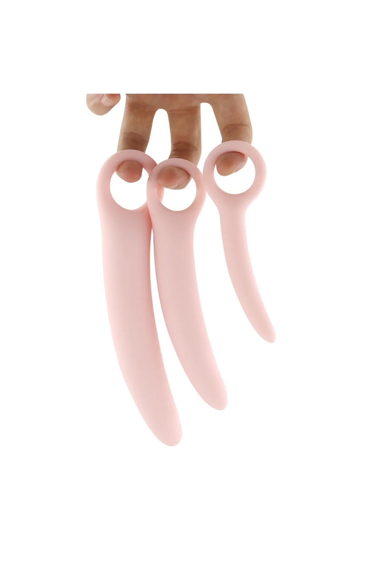 Dilatör Seti 3'lü Soft Dokulu Medical Silikon Vajinismus Ve Kegel Egzersiz