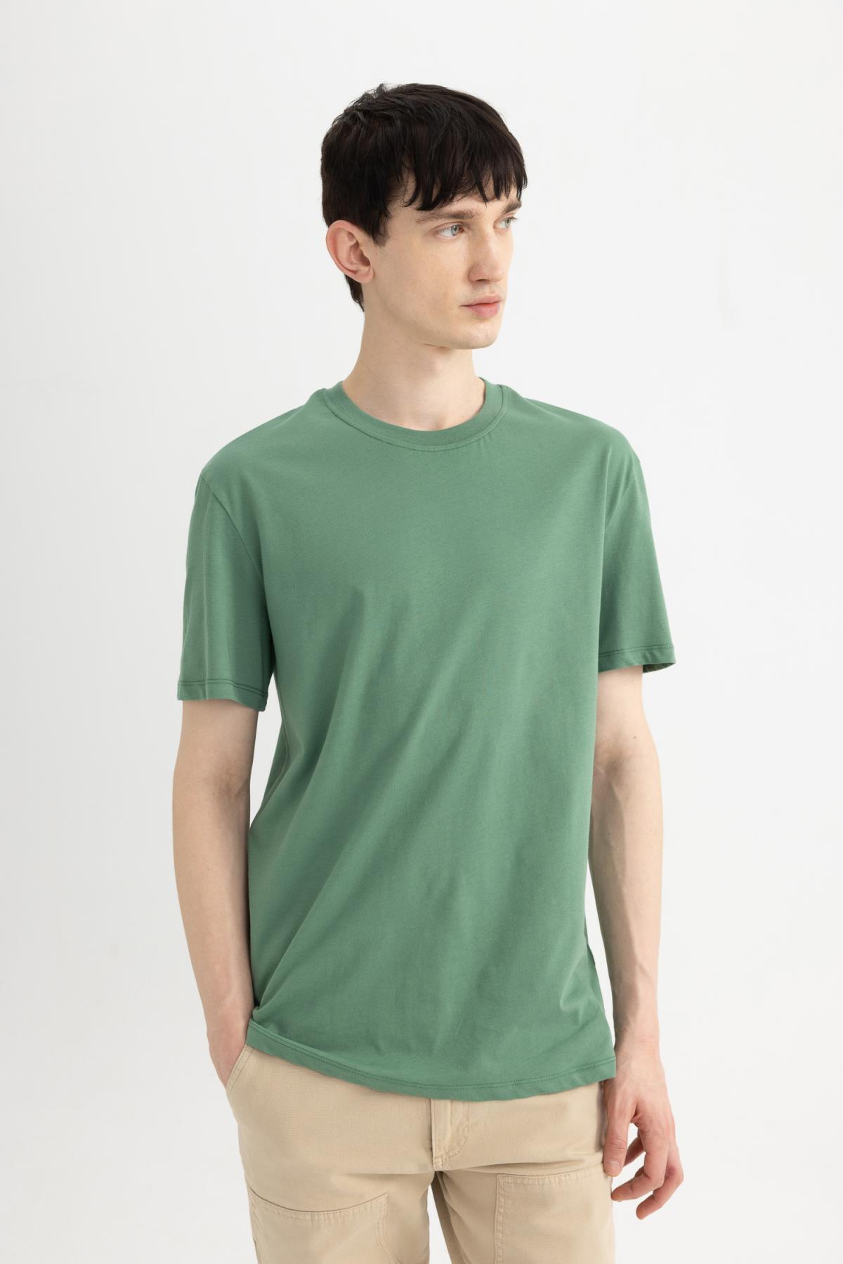 تی شرت مردانه دفاکتو | V7699AZ24SP Defacto - Image 4