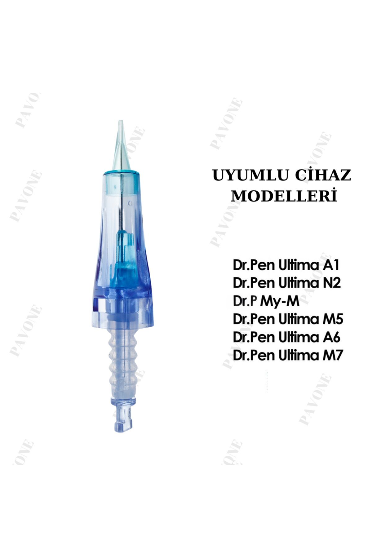 سوزن آرایش دائم - 3 دور - ماژول سازگار با قلم DR - 5 عدد - سوزن کشیدن ابرو Pavone