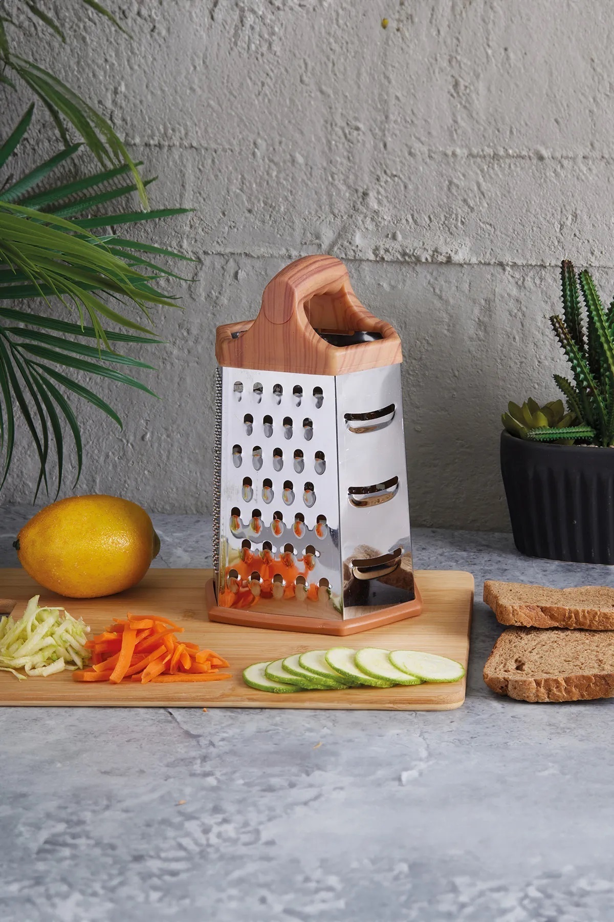 Şahane Pazar Grattugıa Wood 4 Bıçaklı Metal Rende Ahşap Plastik Model ...