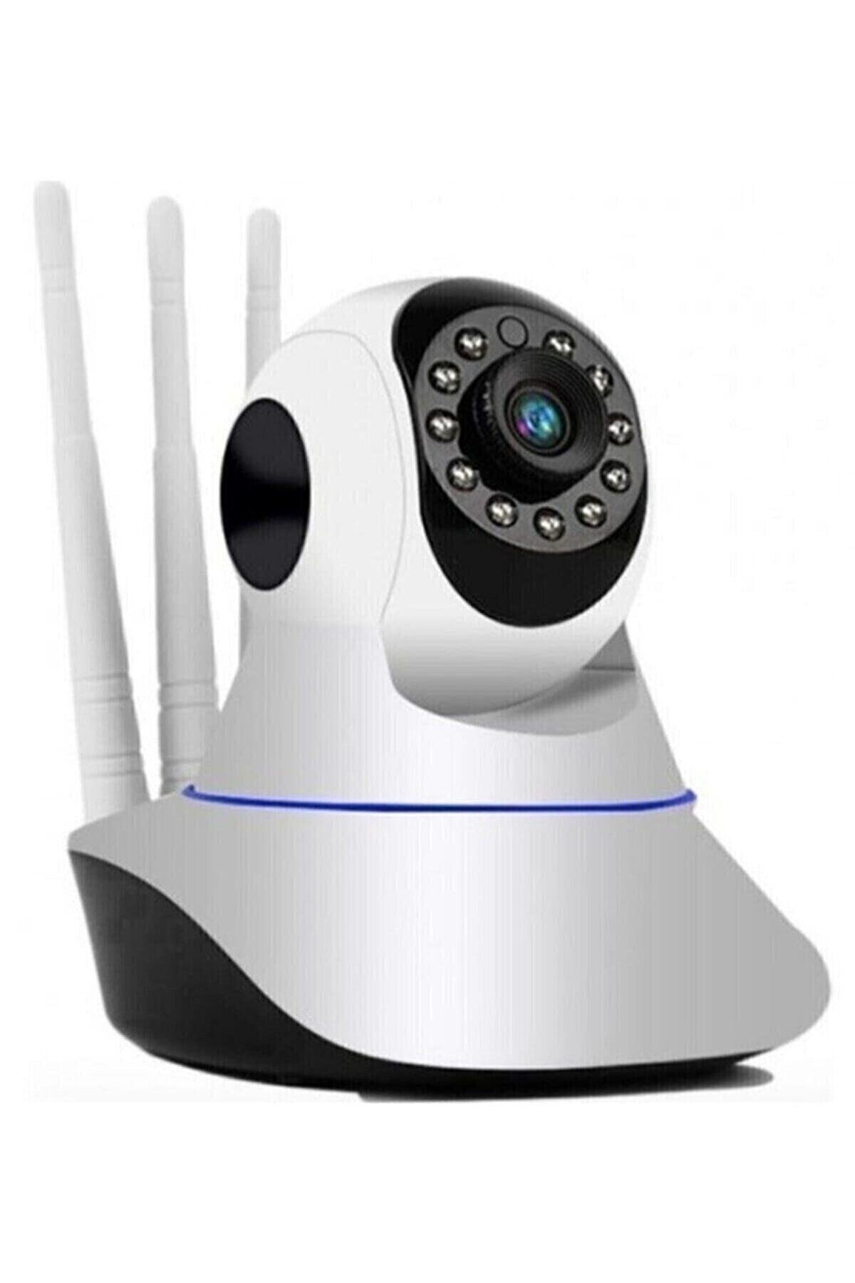 İTHALCİM Kablosuz Wifi Bebek İzleme Ip Kamerası 3 Antenli Gece Görüşlü Güvenlik İp Kamera Harekete Duyarlı fotoğrafı 4 (önizleme)