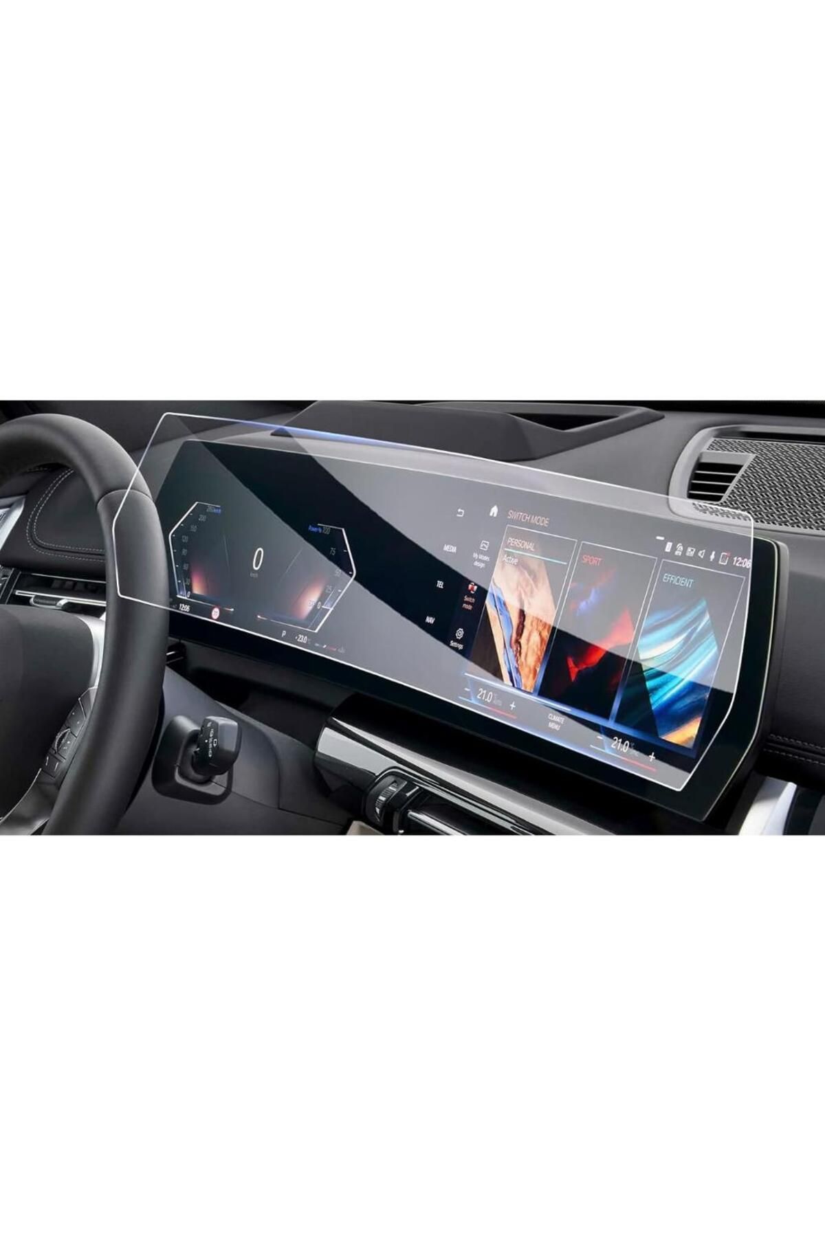 Engo-BMW iX1 Matte Screen Protector Clear Full Coverage One Piece 3