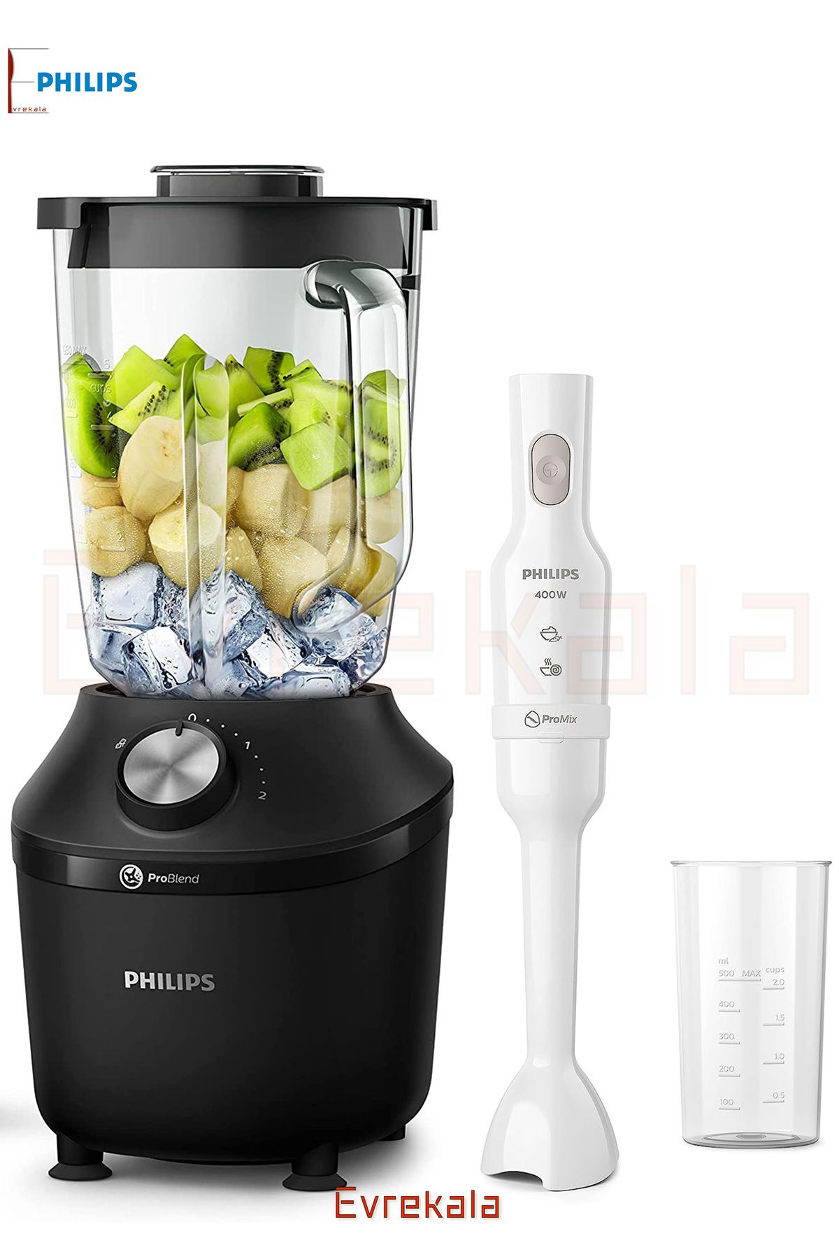 Philips Evrekala Blender Özel Set Philips Smoothie ve Blender Seti -Yetkili Evrekala Shop- Yeni Çeyiz Seti