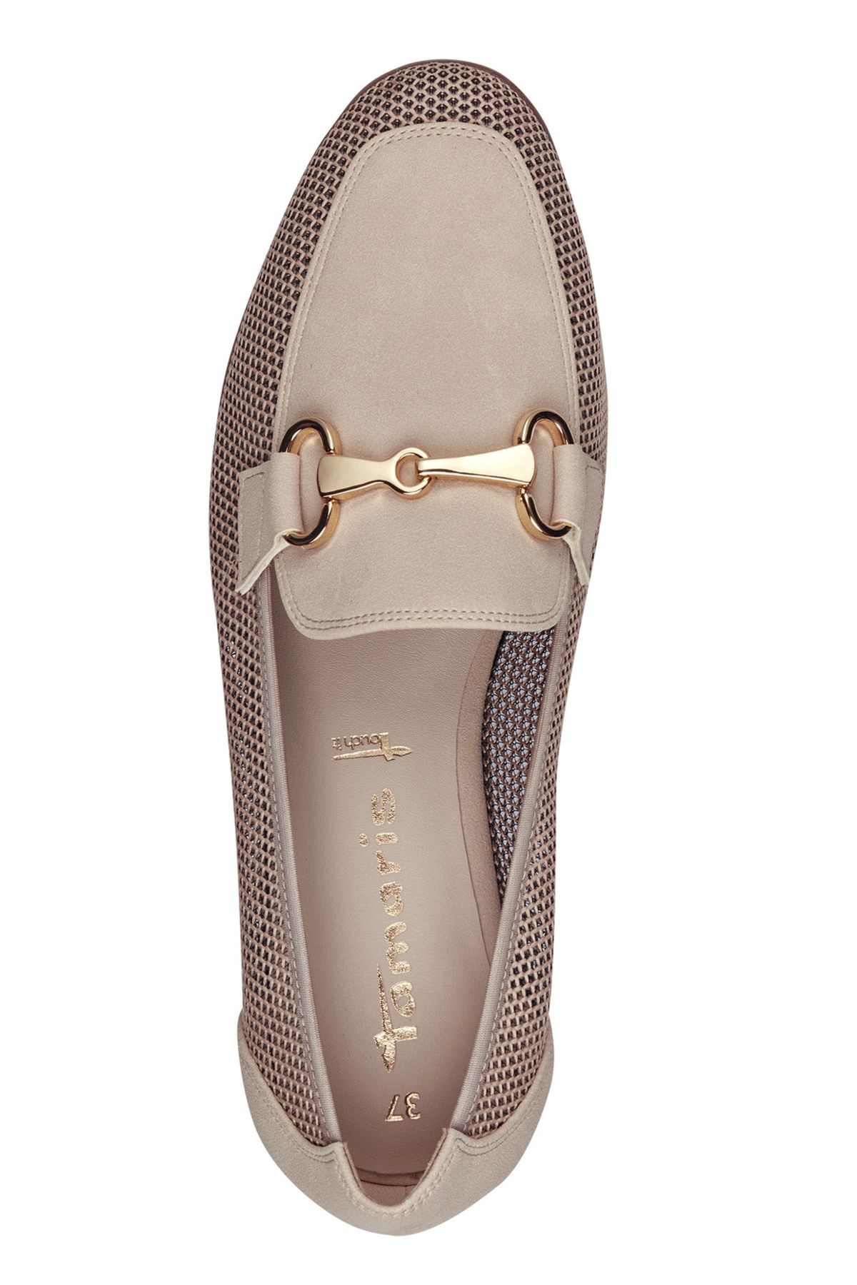 Tamaris-Damen Halbschuhe Slipper 1-24220-42 Beige 418 Ivory Lederimitat/ Textil 5