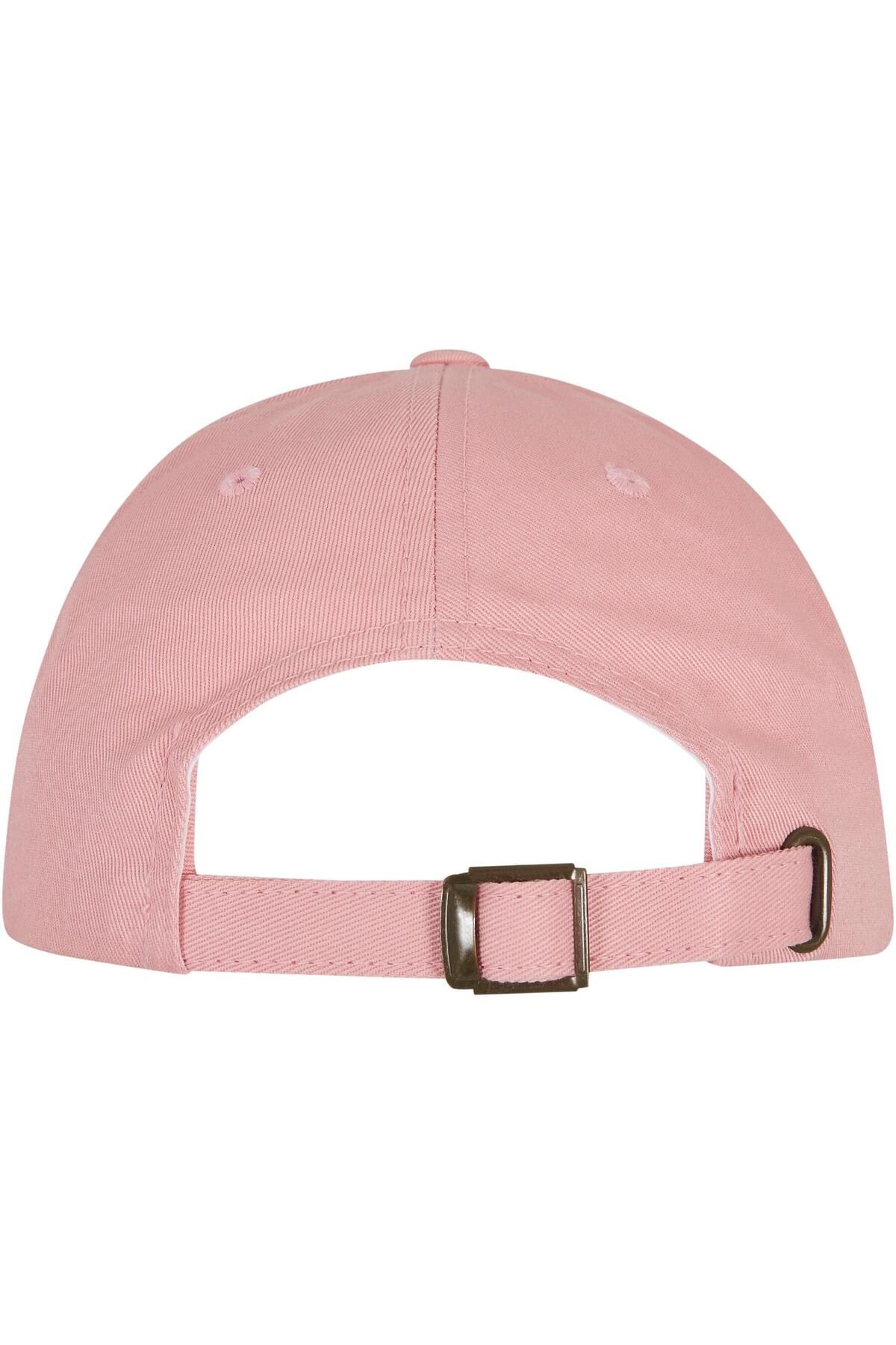 Mister Tee-Low-Profile-Mütze mit rosa Buchstabenmuster 2
