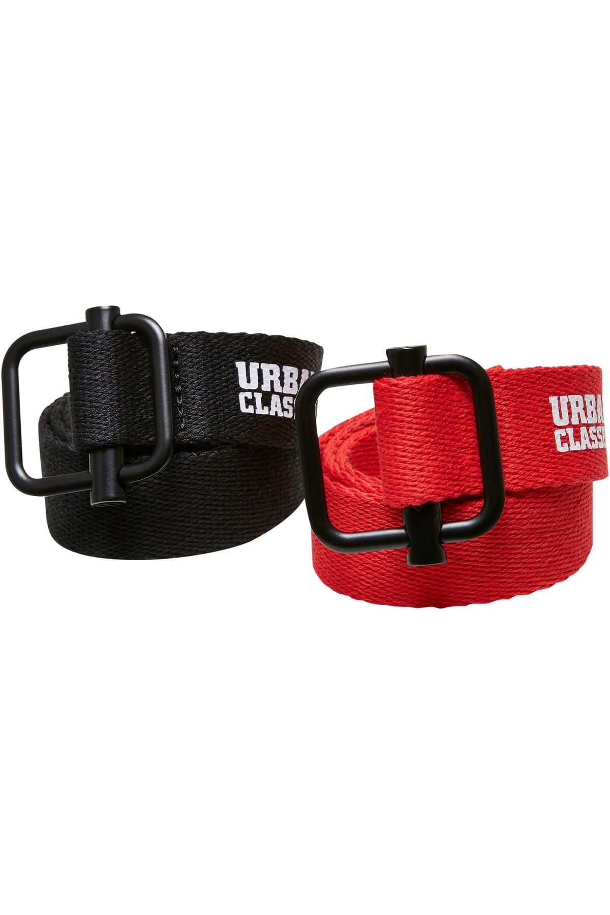 Urban Classics-Accessoires Industrial Canvas Gürtel Kinder 2er-Pack 1
