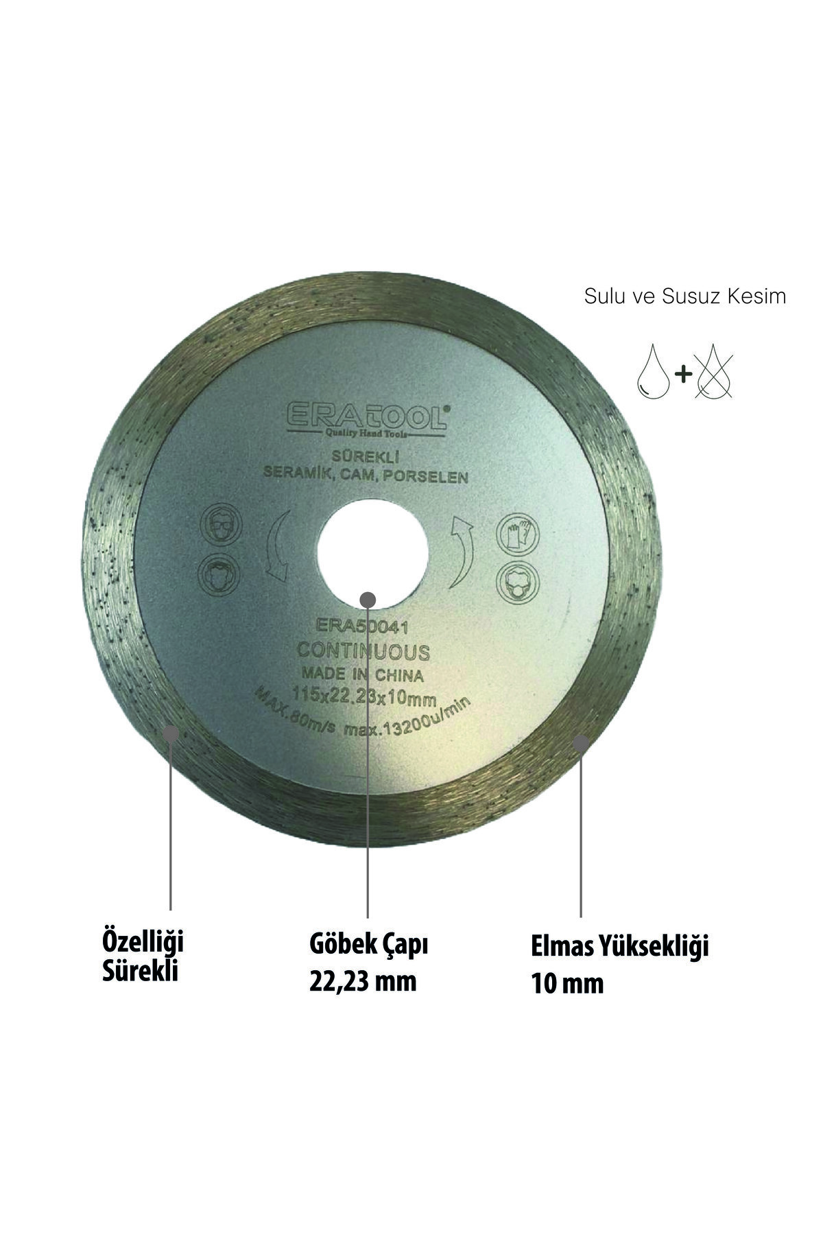Eratool ELMAS TESTERE SÜREKLİ 115SR ERA50041 ERATOOL