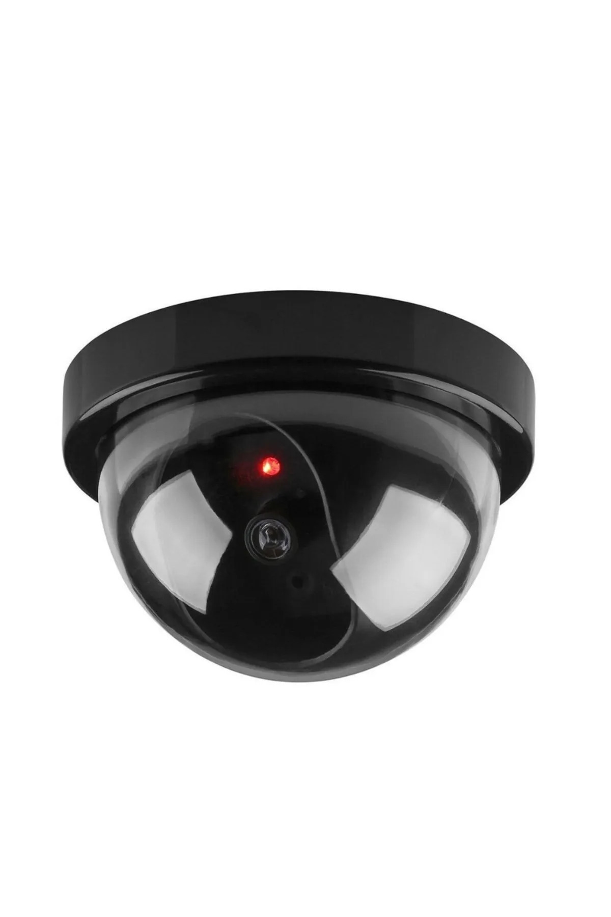 Led Illuminated Imitation Security Camera Dome Wireless Imitation Burglar Deterrent