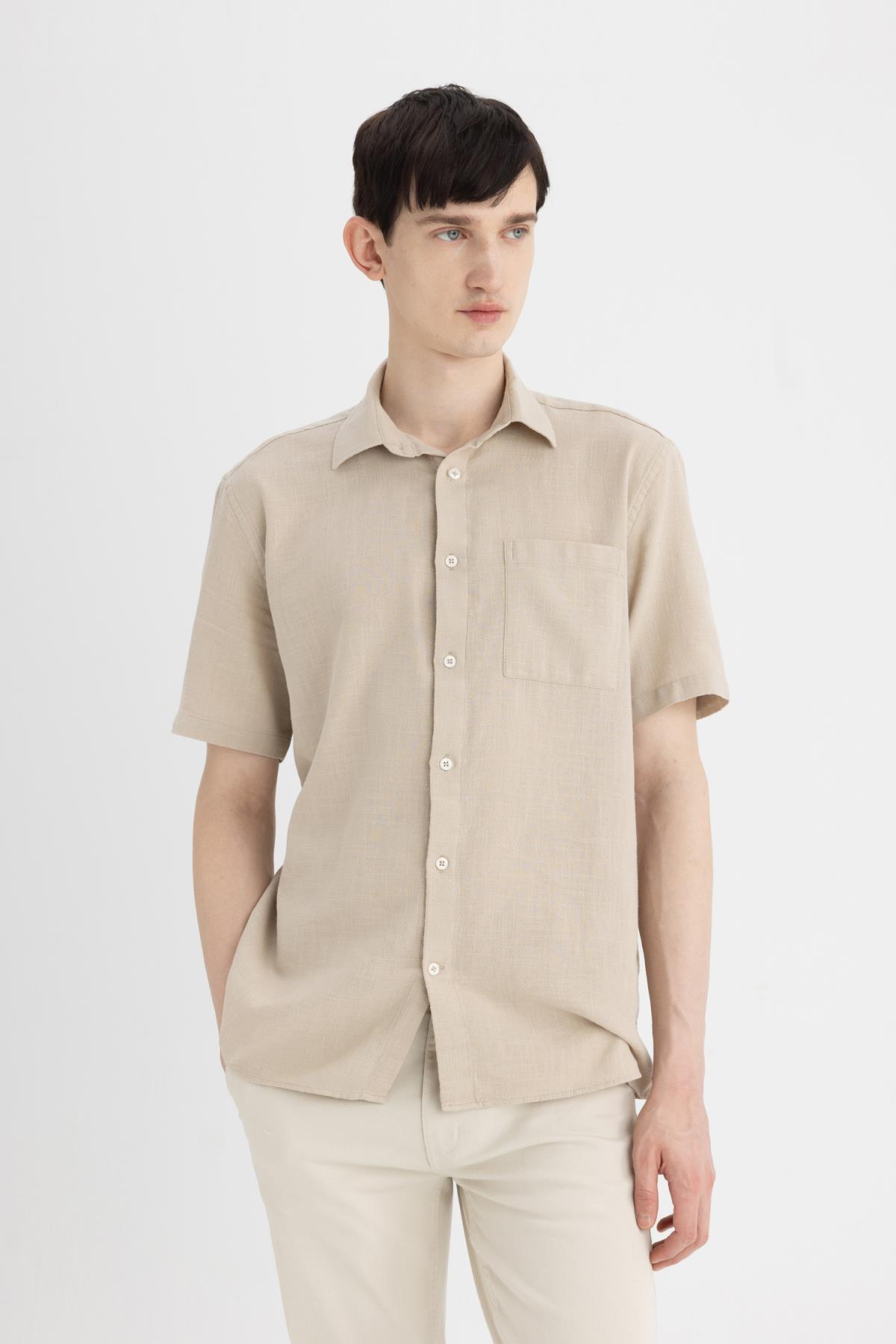 پیراهن مردانه دفاکتو | C7633AX24SM Defacto - Image 3