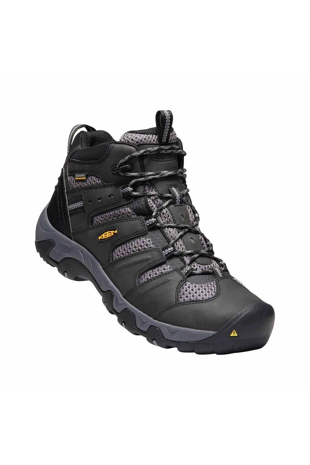 Keen Koven Mid KeenDryGtx Su Gecirmez Erkek Bot Black Steel Grey 1020210 Erkek Spor Outdoor