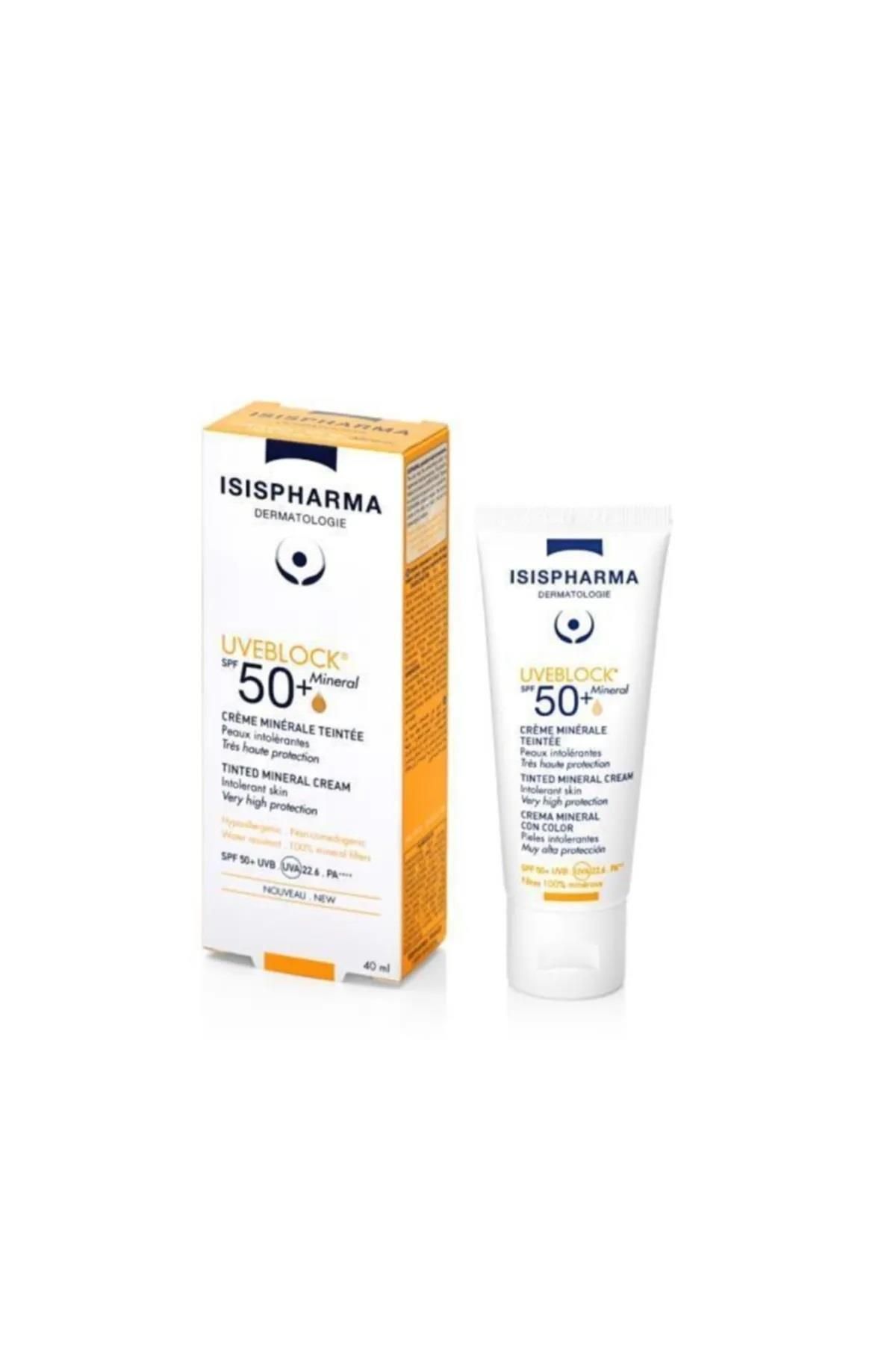 ISIS PHARMA Uveblock Spf 50 Mineral Tinted 40 ml