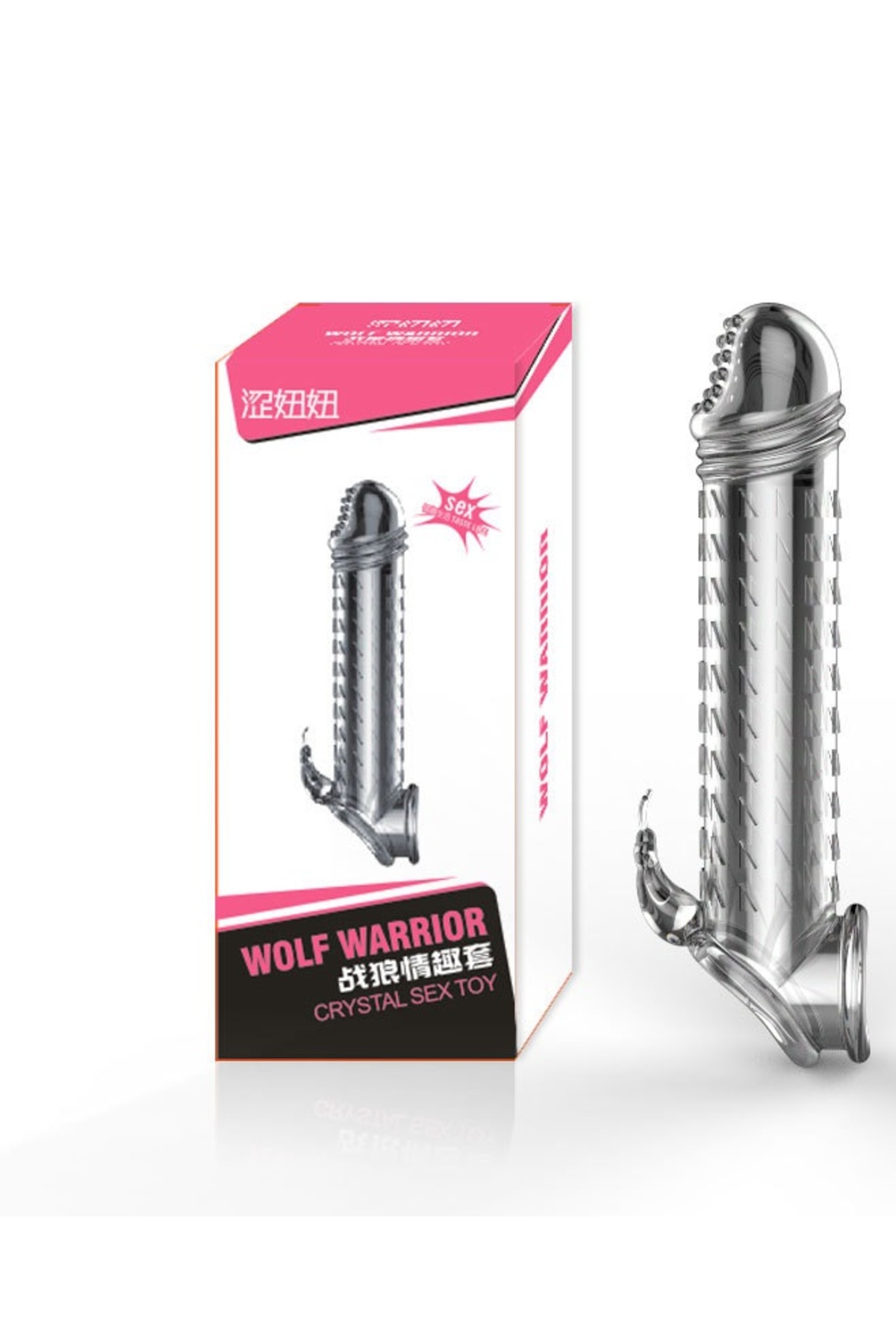 Yüksek Kalite G Noktası Uyarıcı Şeffaf Penis Kılıf Seti 3