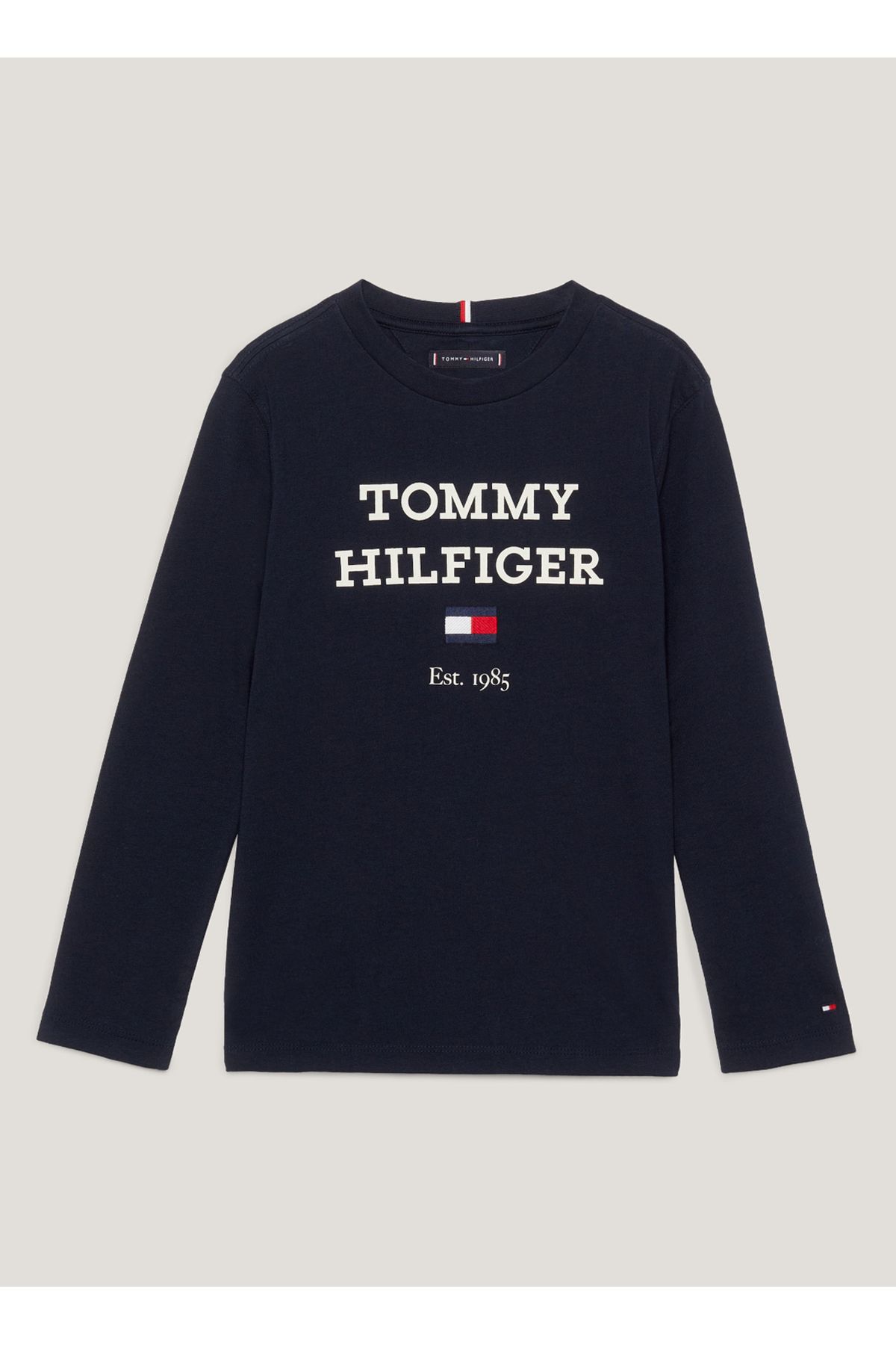 تی شرت سفید مردانه طرح دار آرم Te L s Tommy Hilfiger