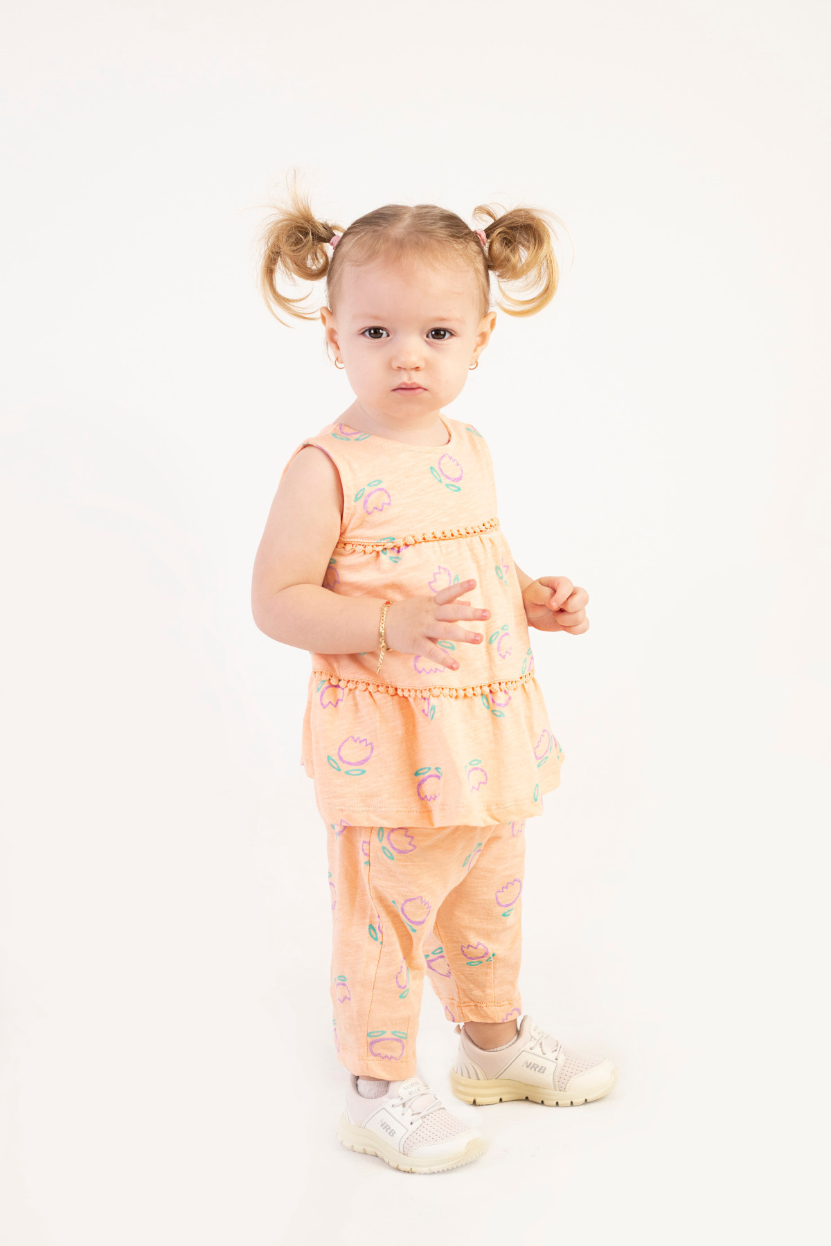 Baby Girl Tunic Model Pants-Top Set