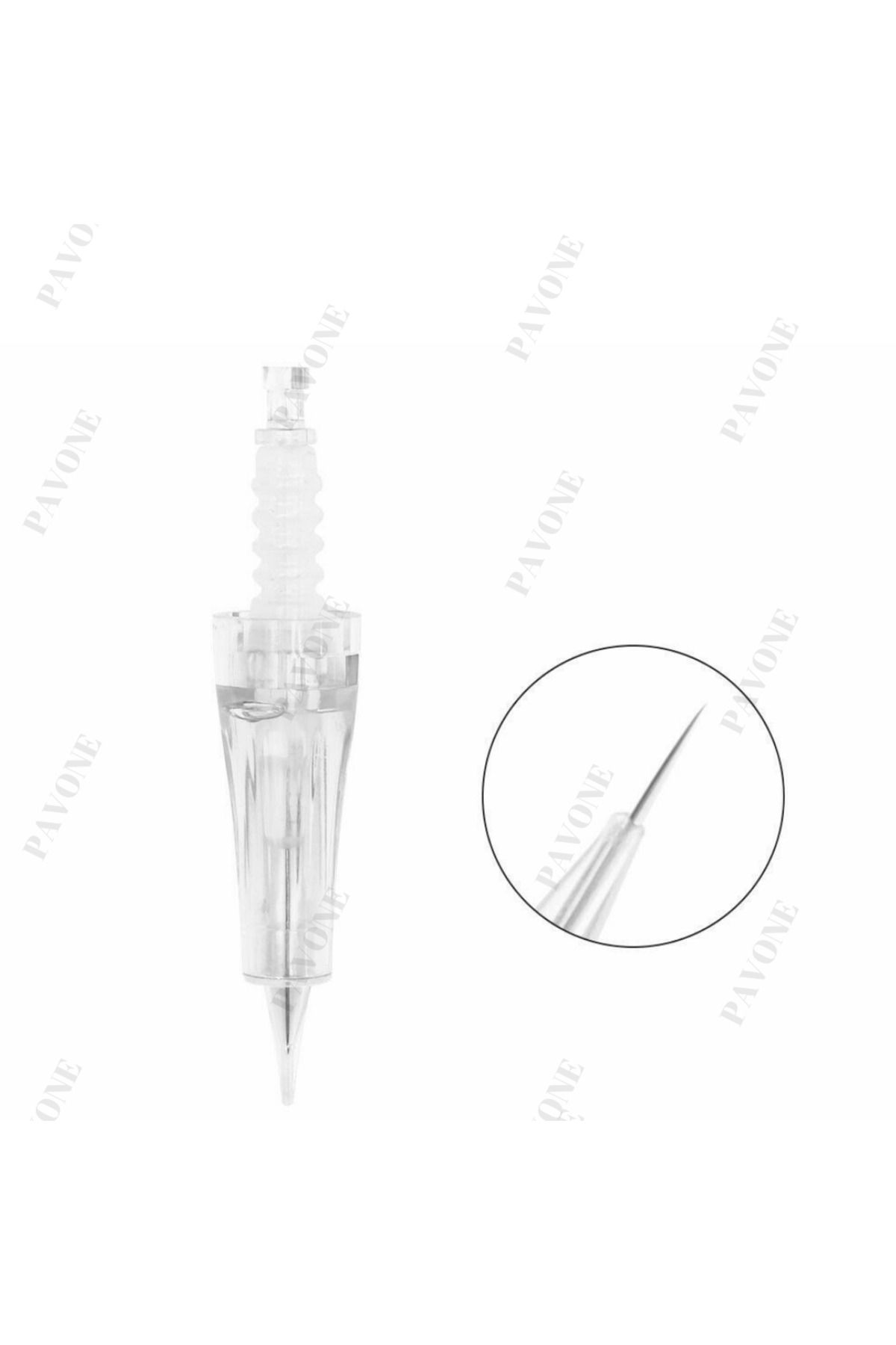 سوزن آرایش دائم - 3 گرد - سازگار با قلم DR - 5 عدد - سوزن کشش ابرو Pavone