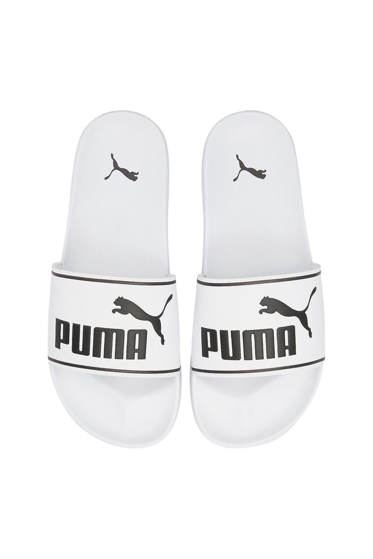 Puma Leadcat 2.0 Unisex White Slippers 384139-02