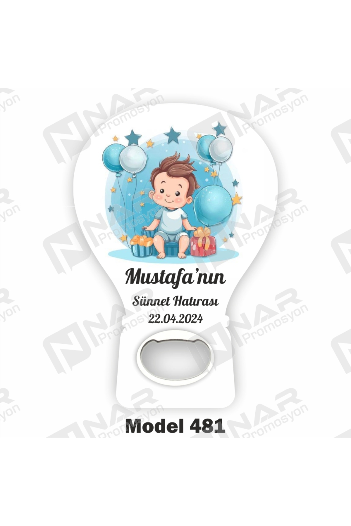 30 Balloon Opener Magnets - With Magnets on the Back - Including Packaging - Please Send the Information from the Question and Answer