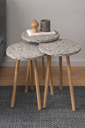 Monte Sehpa Roma Zigon Sehpa Terrazzo