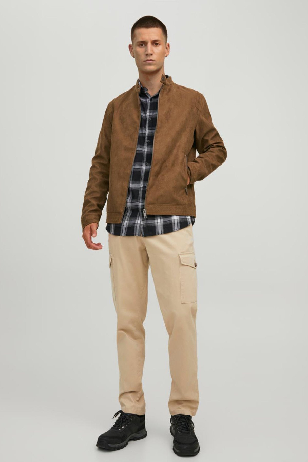 کت مردانه راسته آستین بلند | جک اند جونز Jack & Jones 12223141 - تصویر 2