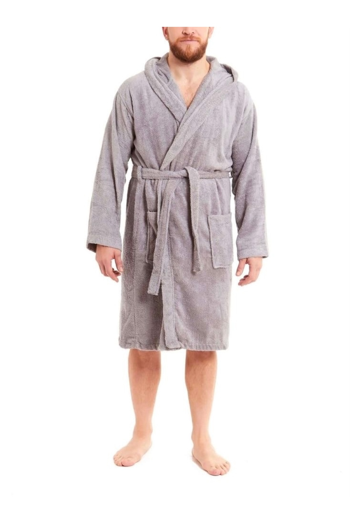 100% Cotton Hooded Women's / Men's Lux Bathrobe